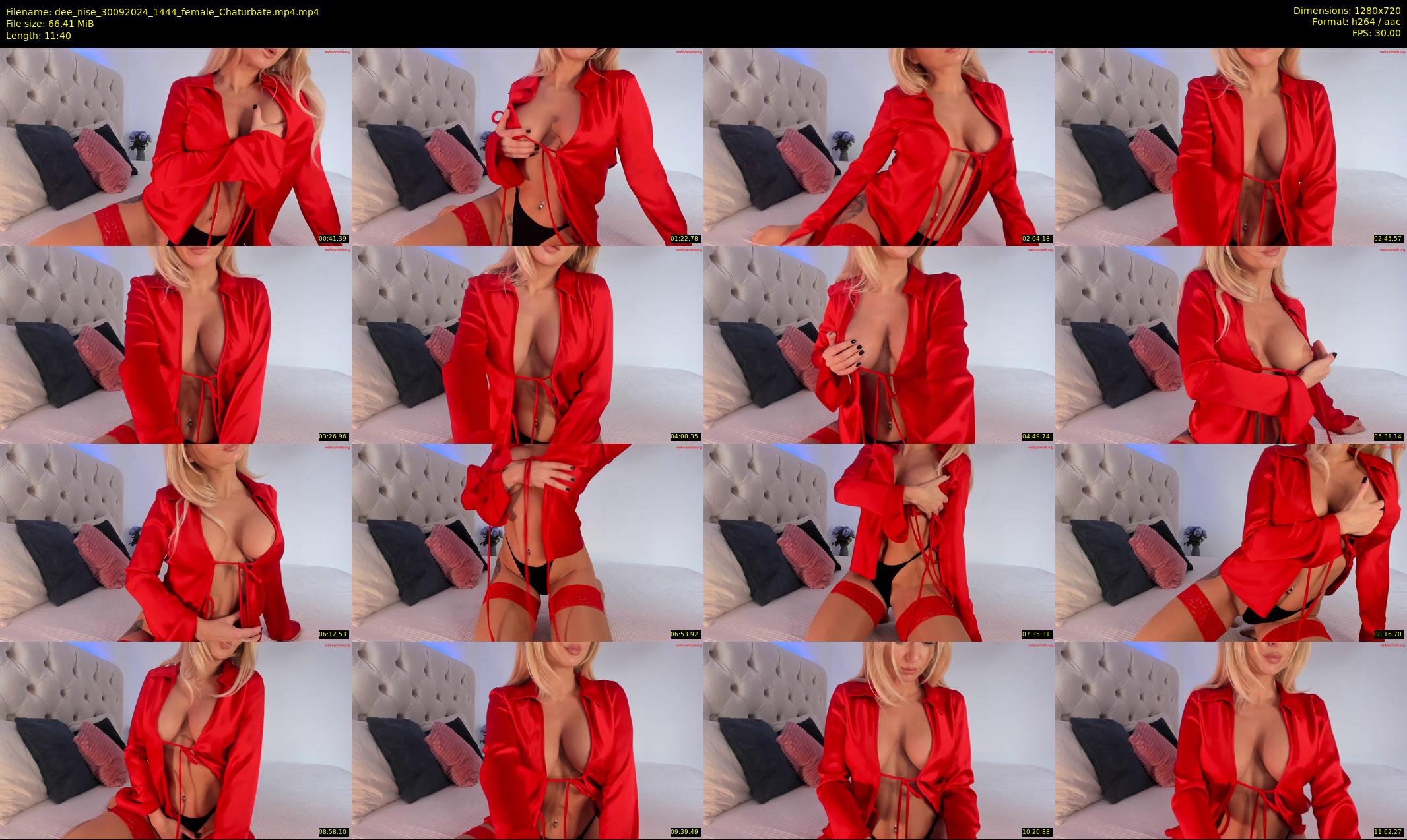 dee_nise — 12 minute Chaturbate female cam show recording, 720p, Sep 30, 2024