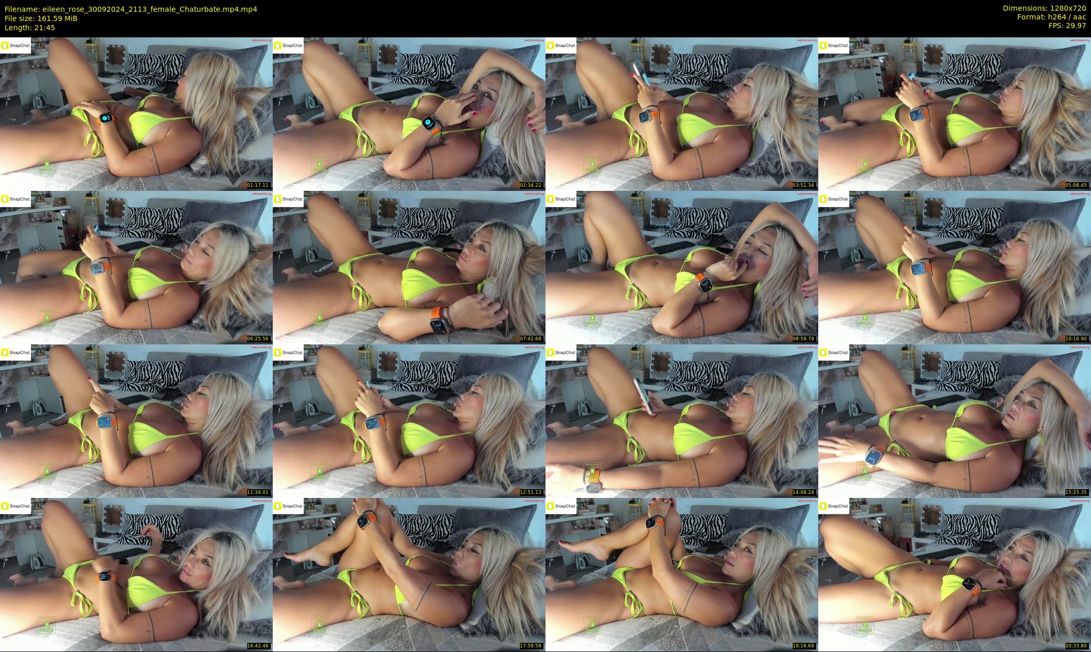 eileen_rose — 22 minute Chaturbate female cam show recording, 720p, Sep 30, 2024