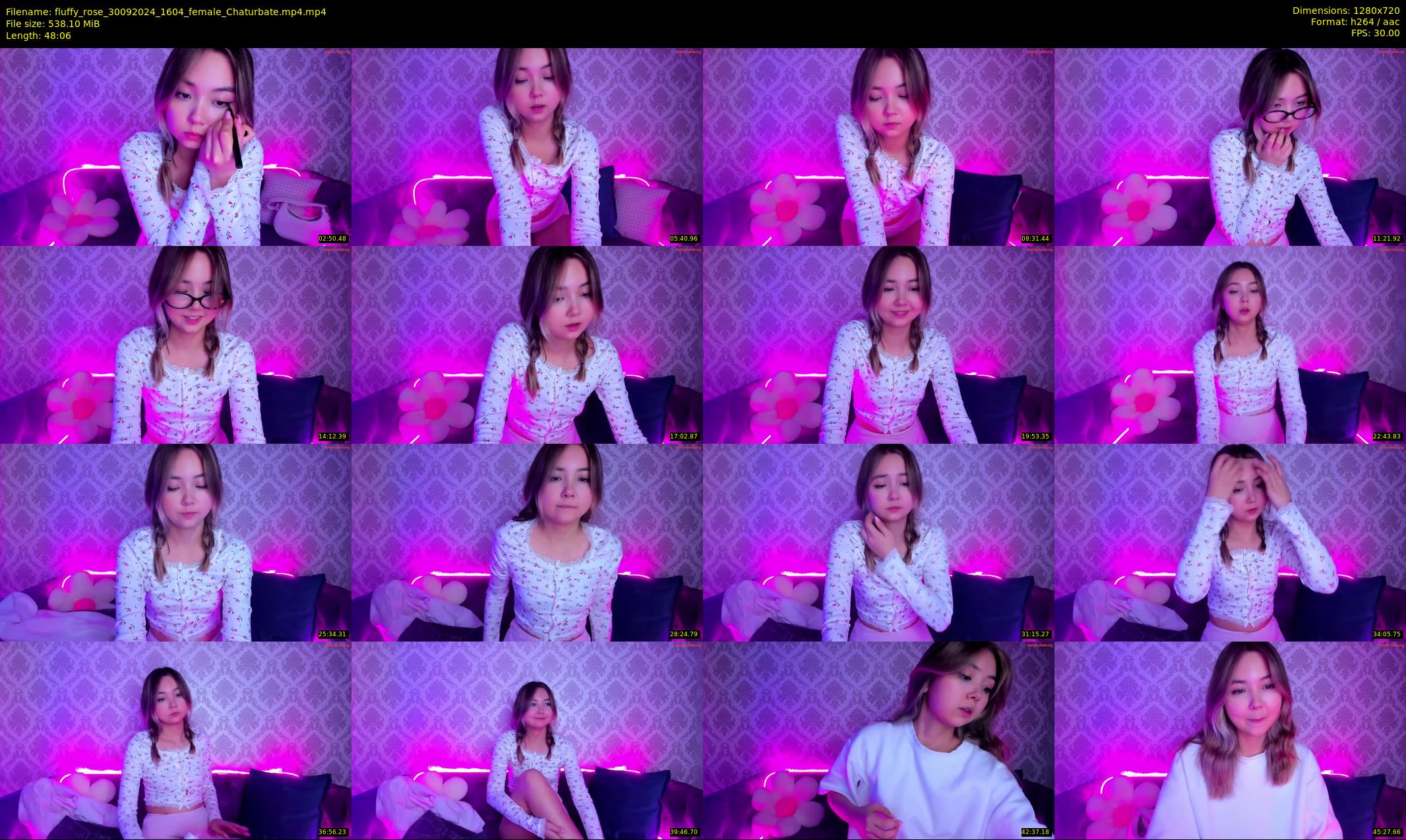 fluffy_rose — 49 minute Chaturbate female cam show recording, 720p, Sep 30, 2024