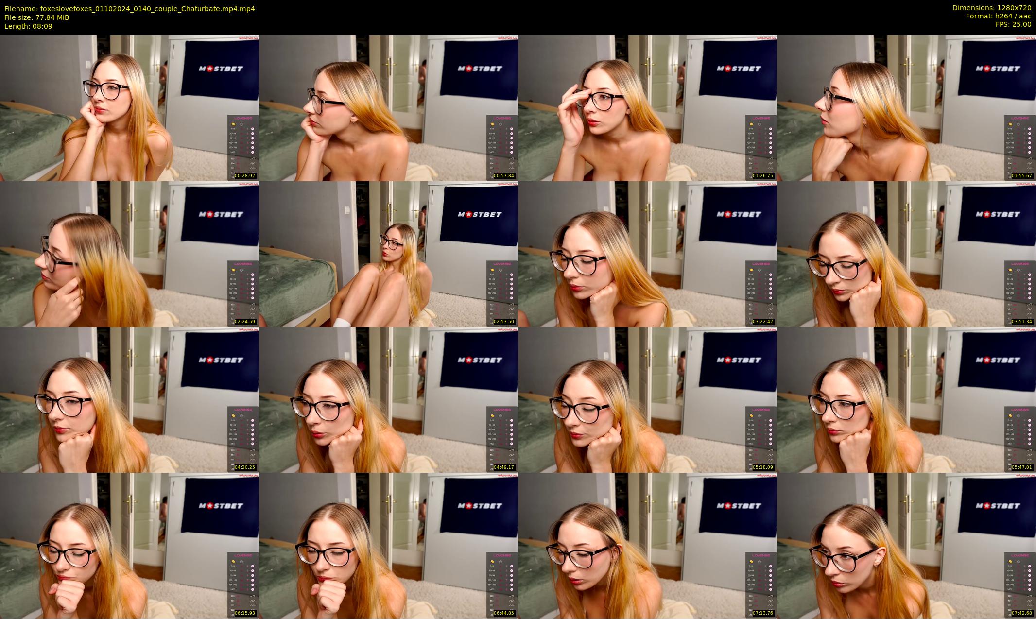 foxeslovefoxes — 9 minute Chaturbate couple cam show recording, 720p, Oct 1, 2024