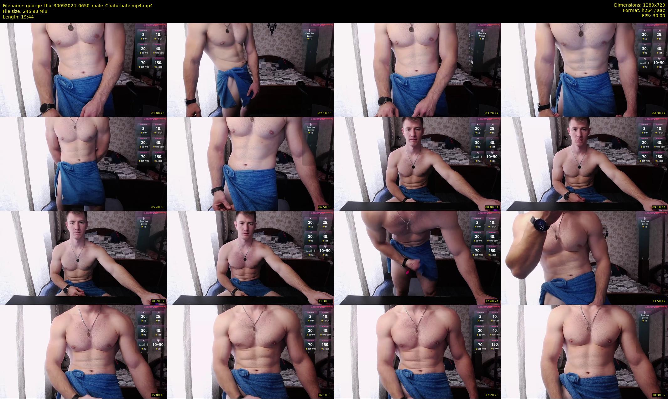 george_fflo — 20 minute Chaturbate male cam show recording, 720p, Sep 30, 2024