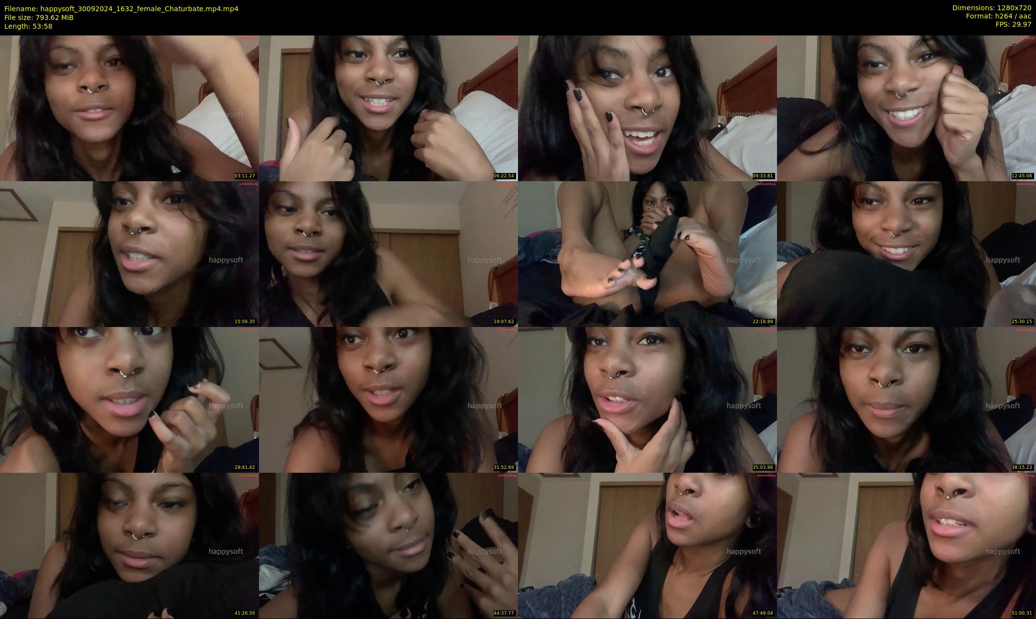 happysoft — 54 minute Chaturbate female cam show recording, 720p, Sep 30, 2024