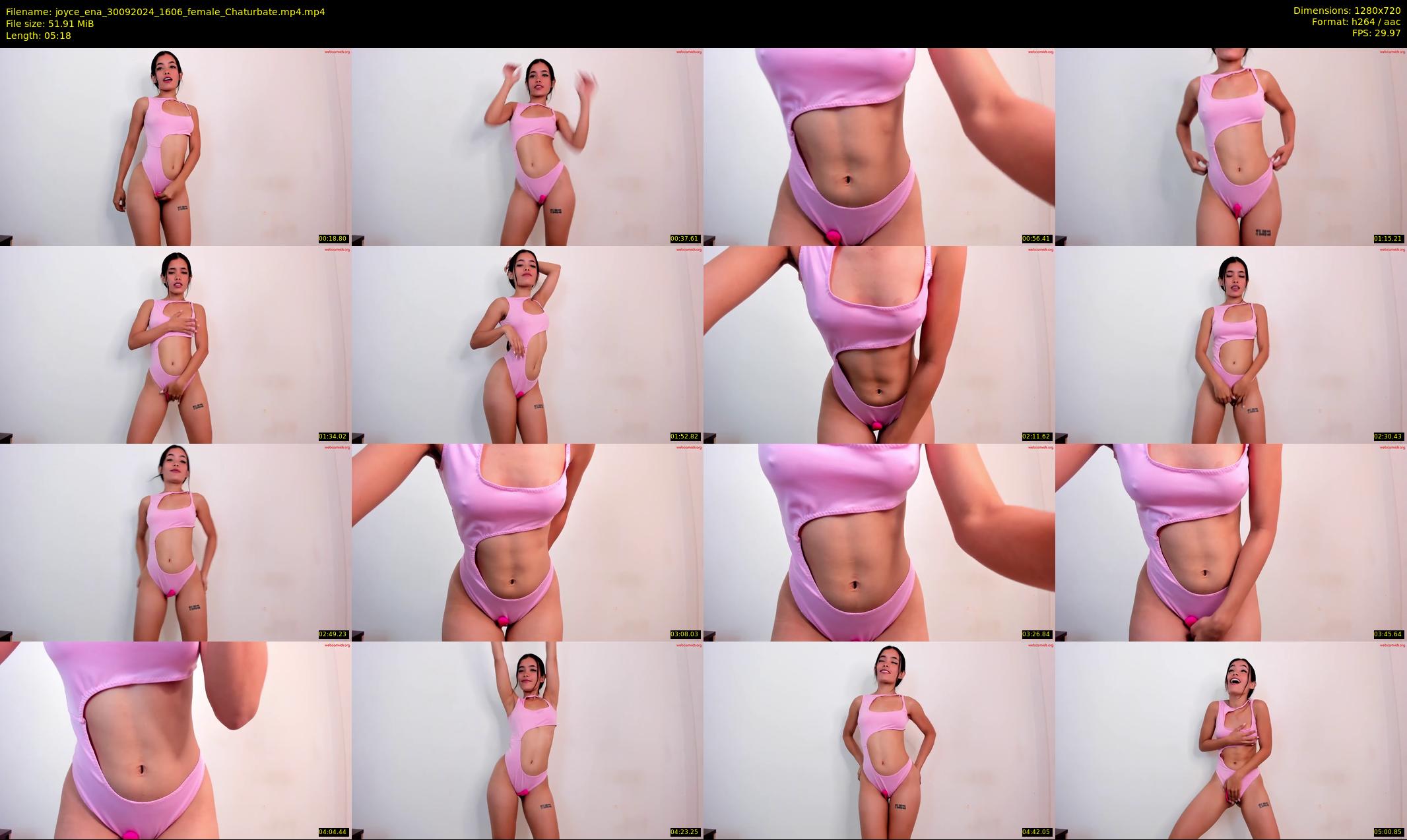 joyce_ena — 6 minute Chaturbate female cam show recording, 720p, Sep 30, 2024