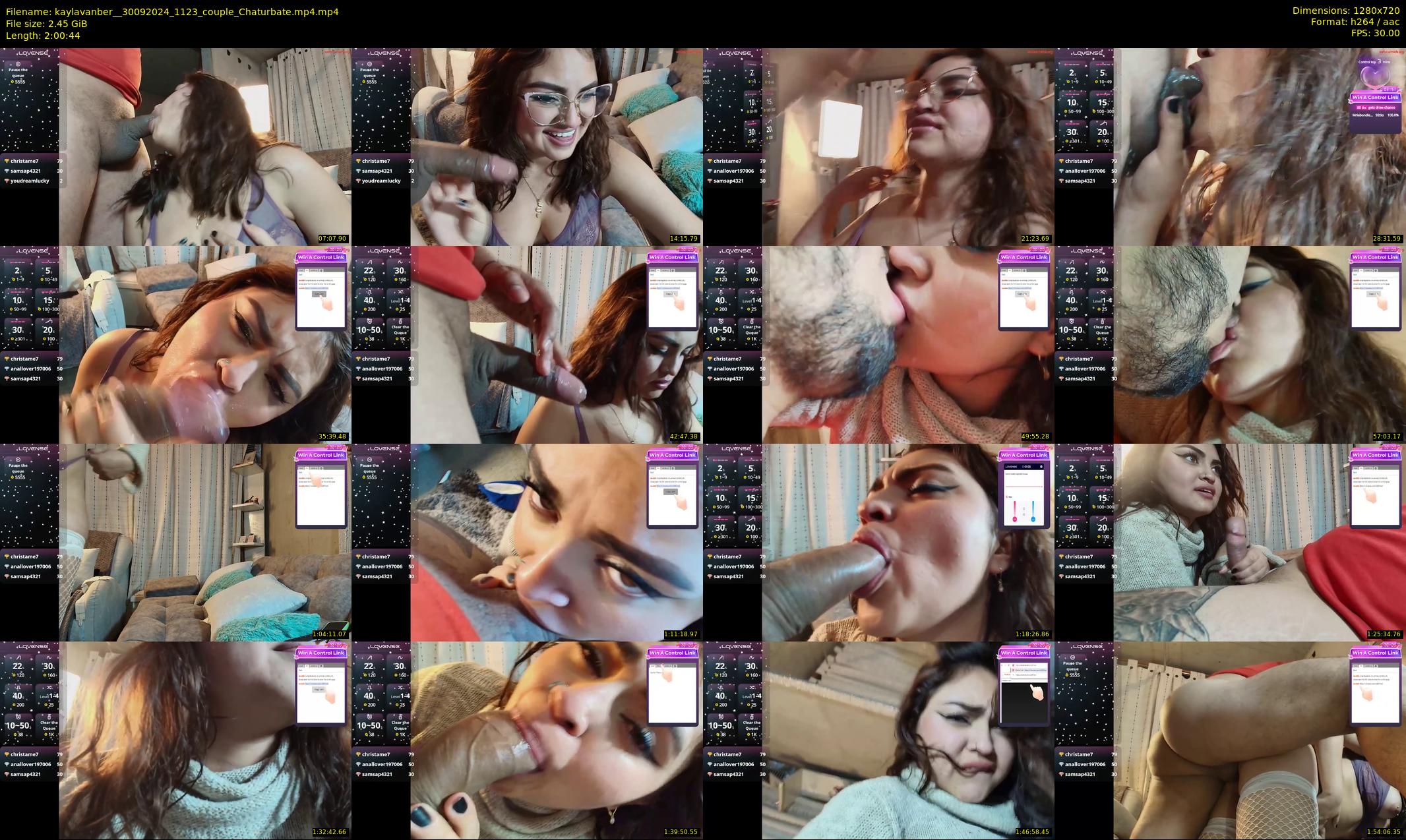 kaylavanber_ — 121 minute Chaturbate couple cam show recording, 720p, Sep 30, 2024