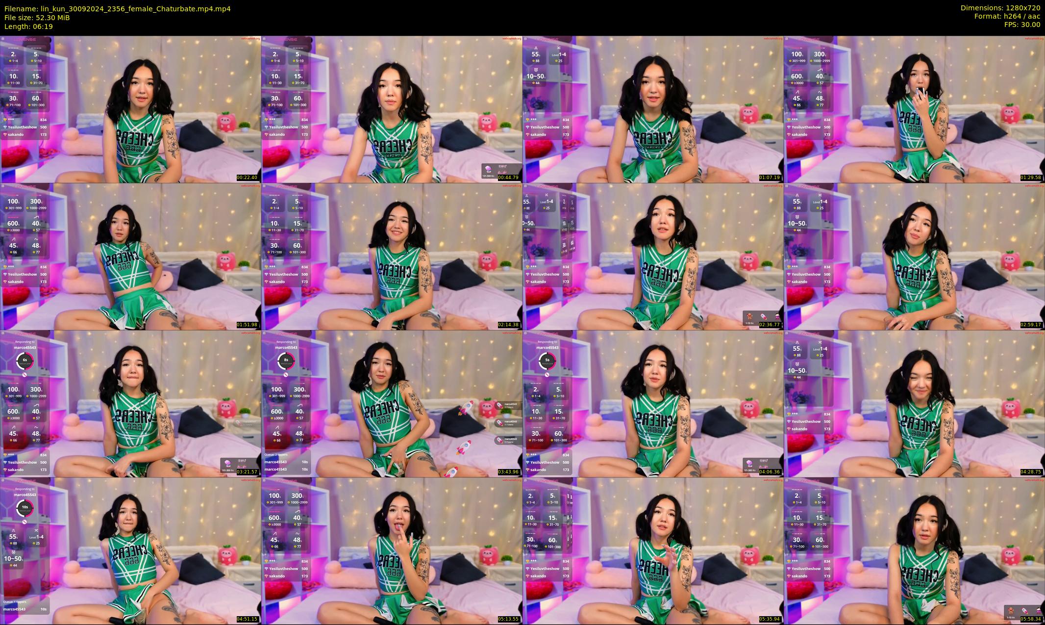 lin_kun — 7 minute Chaturbate female cam show recording, 720p, Sep 30, 2024
