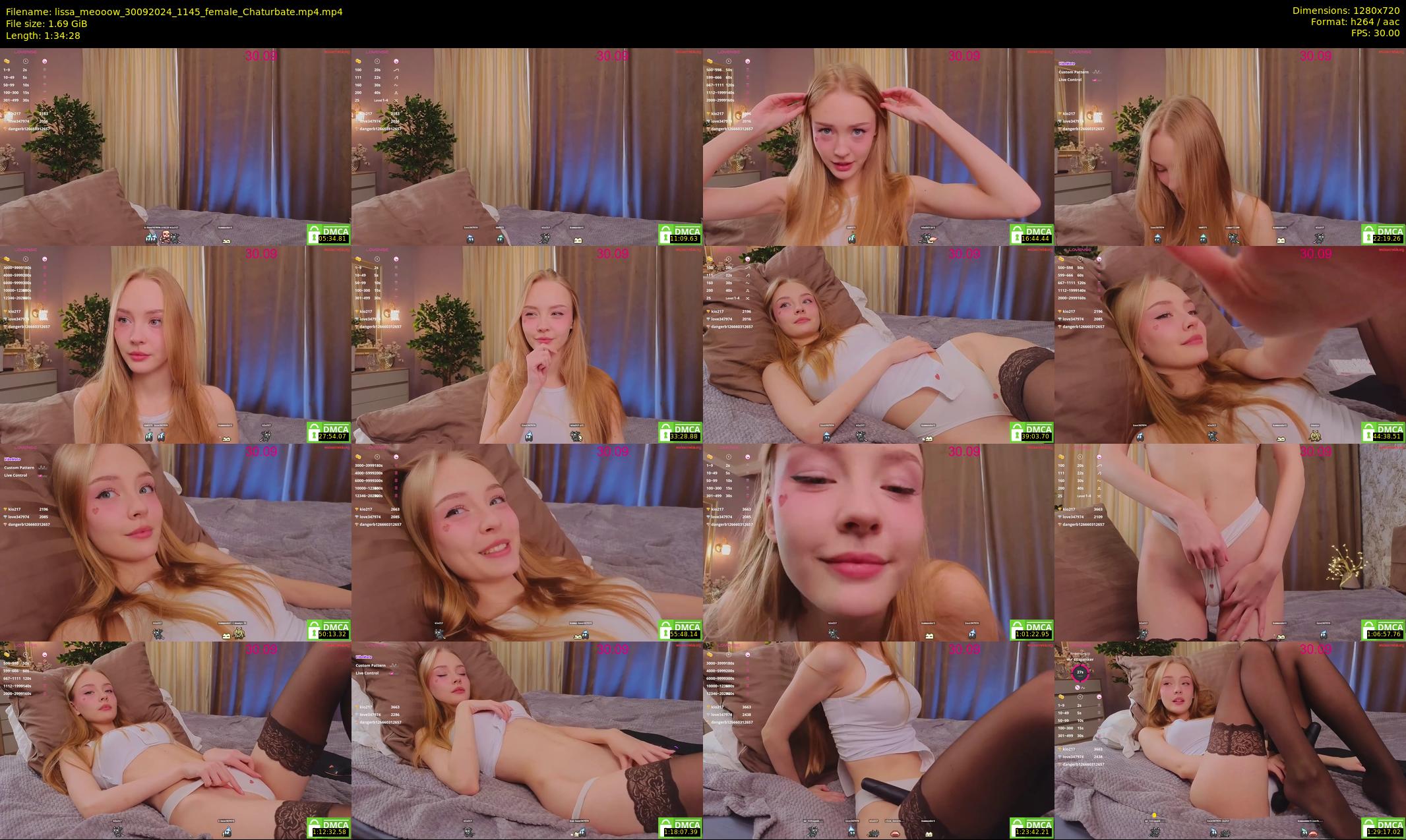 lissa_meooow — 95 minute Chaturbate female cam show recording, 720p, Sep 30, 2024