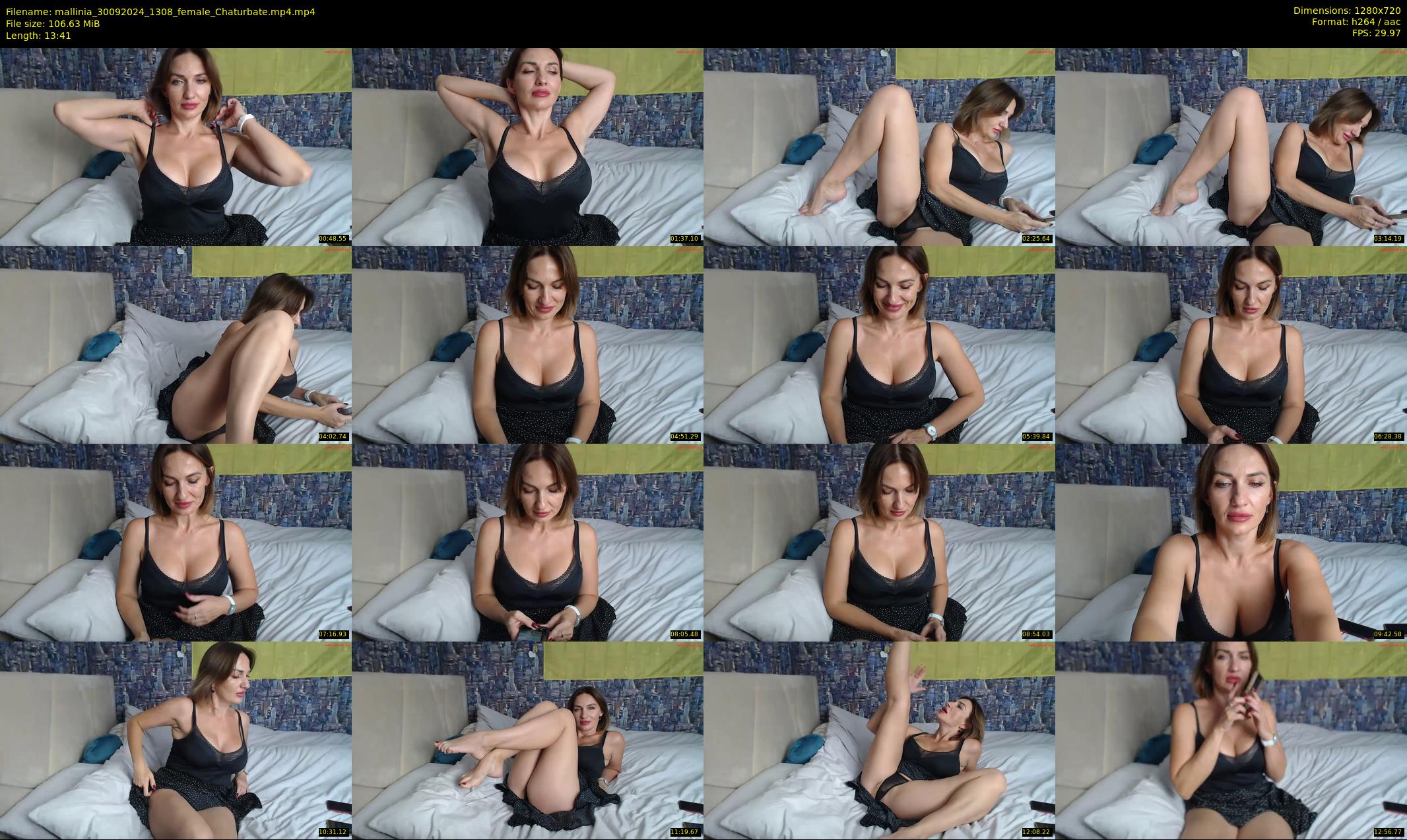mallinia — 14 minute Chaturbate female cam show recording, 720p, Sep 30, 2024