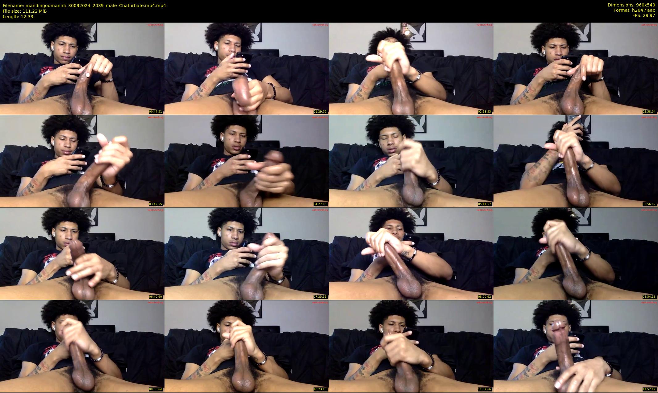 mandingoomann5 — 13 minute Chaturbate male cam show recording, 480p, Sep 30, 2024