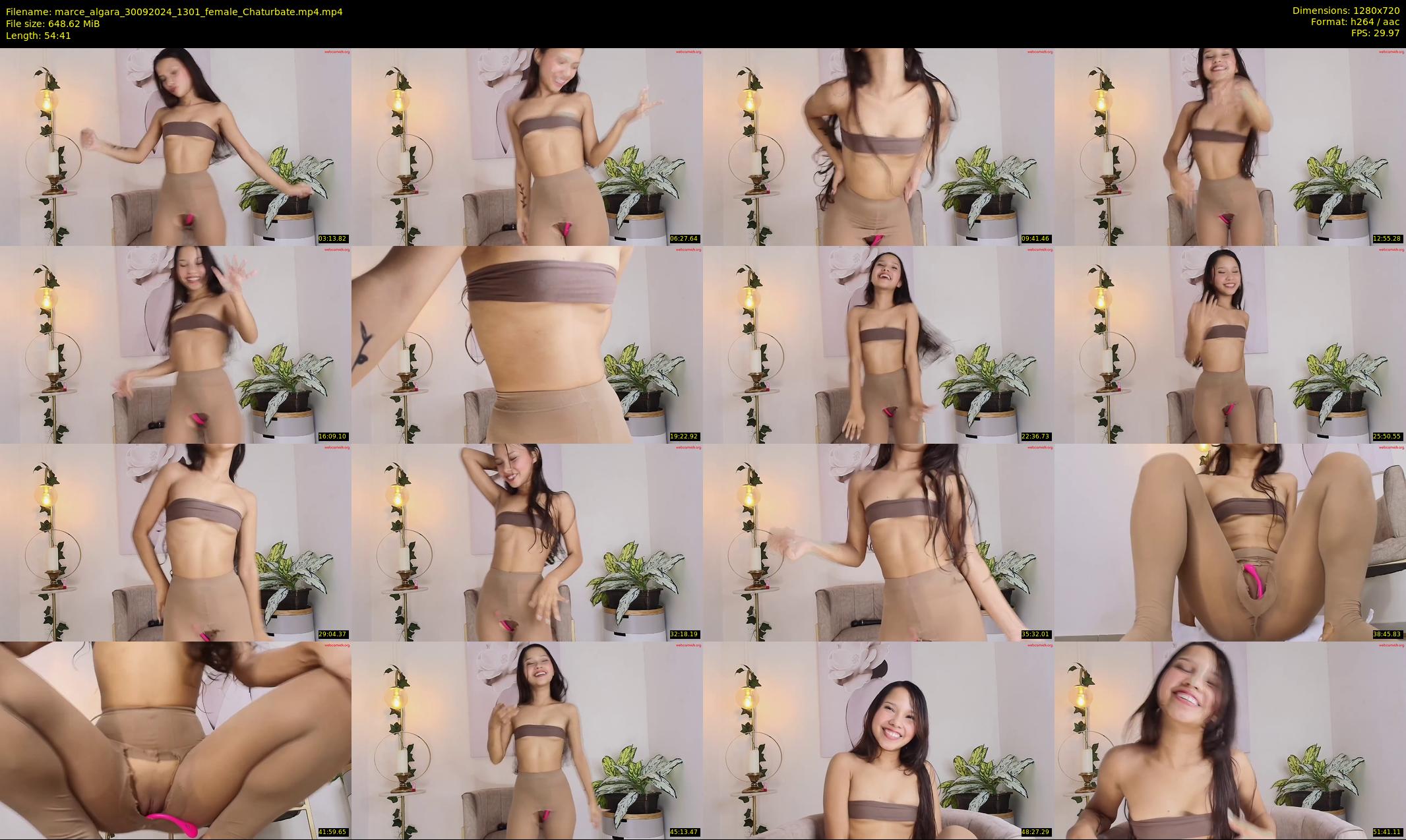 marce_algara — 55 minute Chaturbate female cam show recording, 720p, Sep 30, 2024