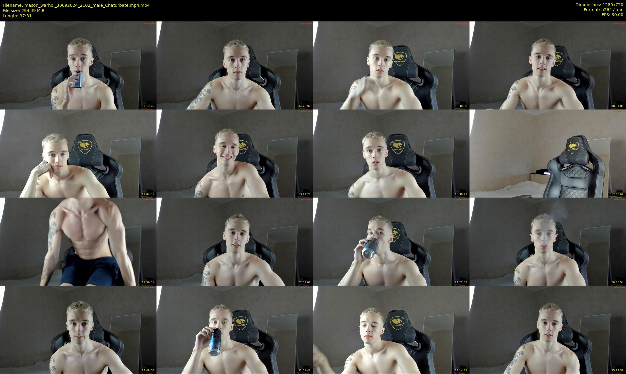 mason_warhol — 38 minute Chaturbate male cam show recording, 720p, Sep 30, 2024