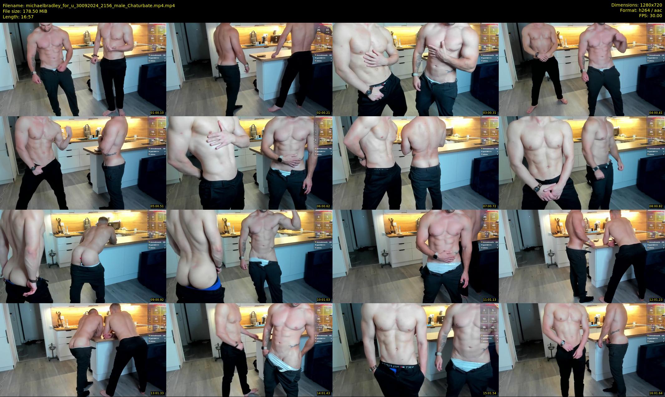 michaelbradley_for_u — 17 minute Chaturbate male cam show recording, 720p, Sep 30, 2024