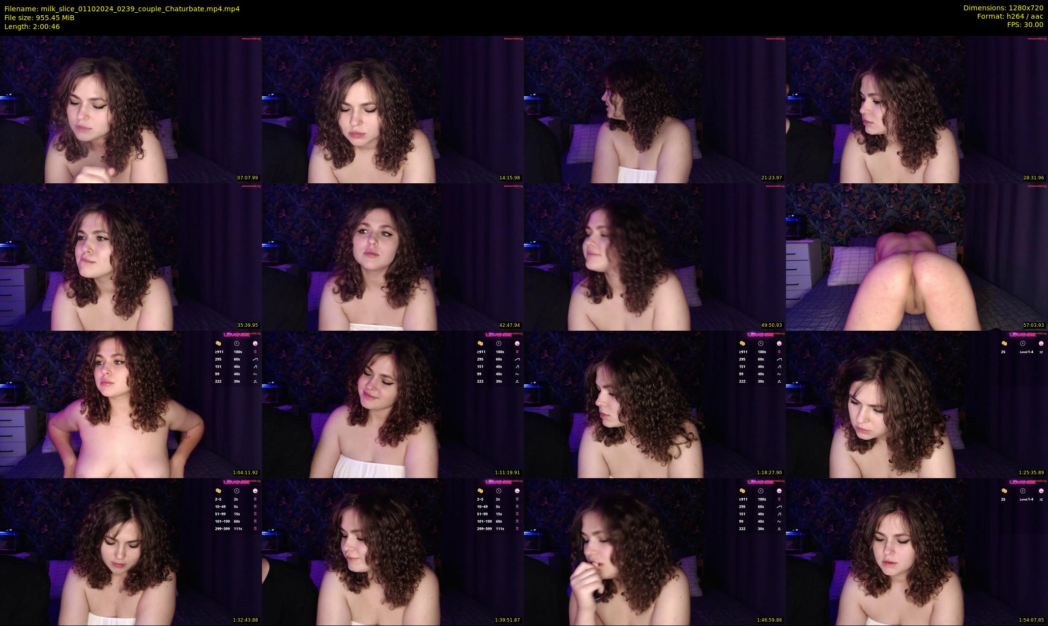 milk_slice — 121 minute Chaturbate couple cam show recording, 720p, Oct 1, 2024