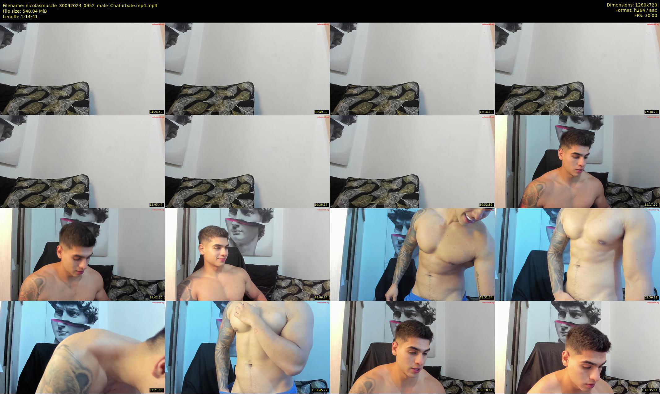 nicolasmuscle — 75 minute Chaturbate male cam show recording, 720p, Sep 30, 2024