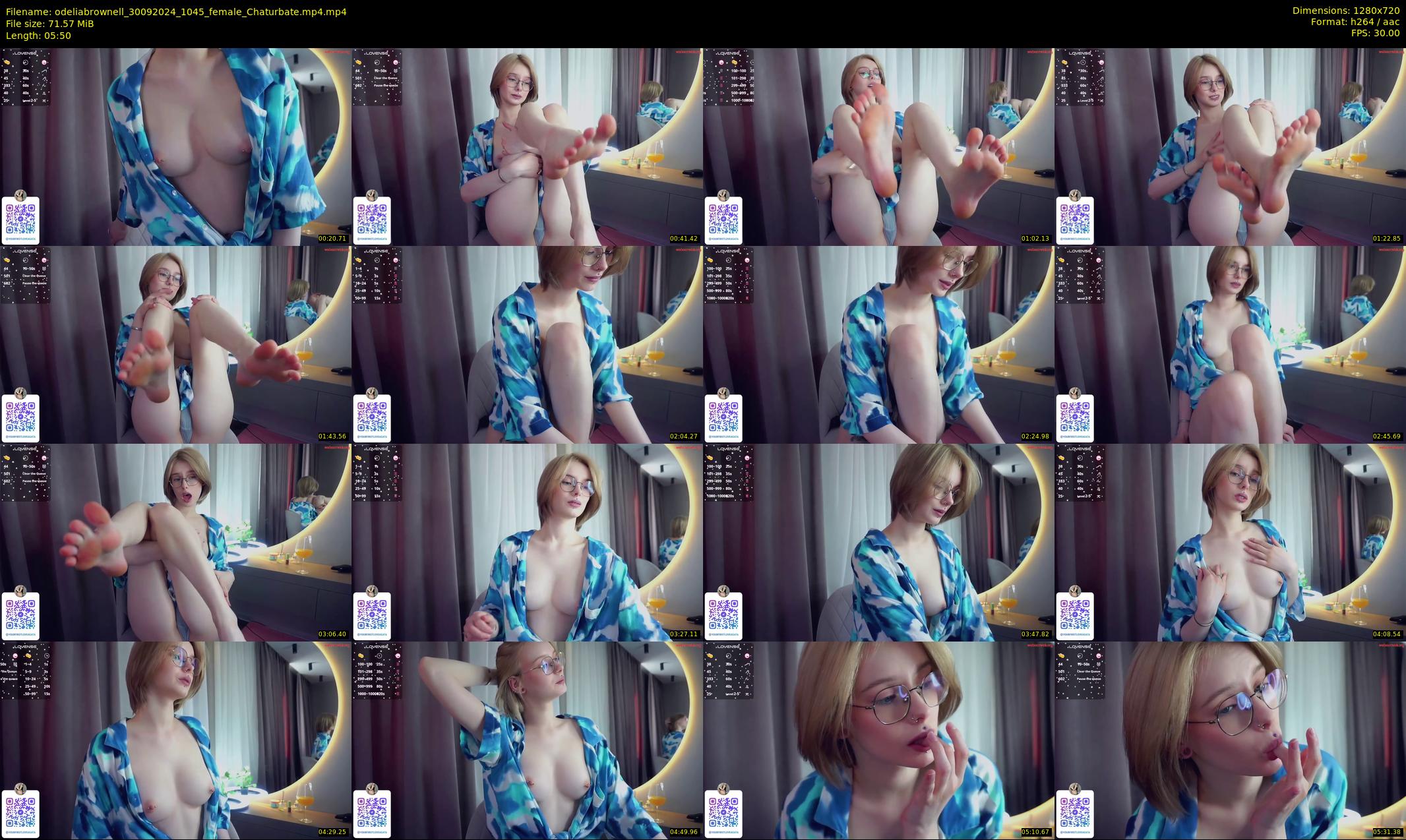 odeliabrownell — 6 minute Chaturbate female cam show recording, 720p, Sep 30, 2024