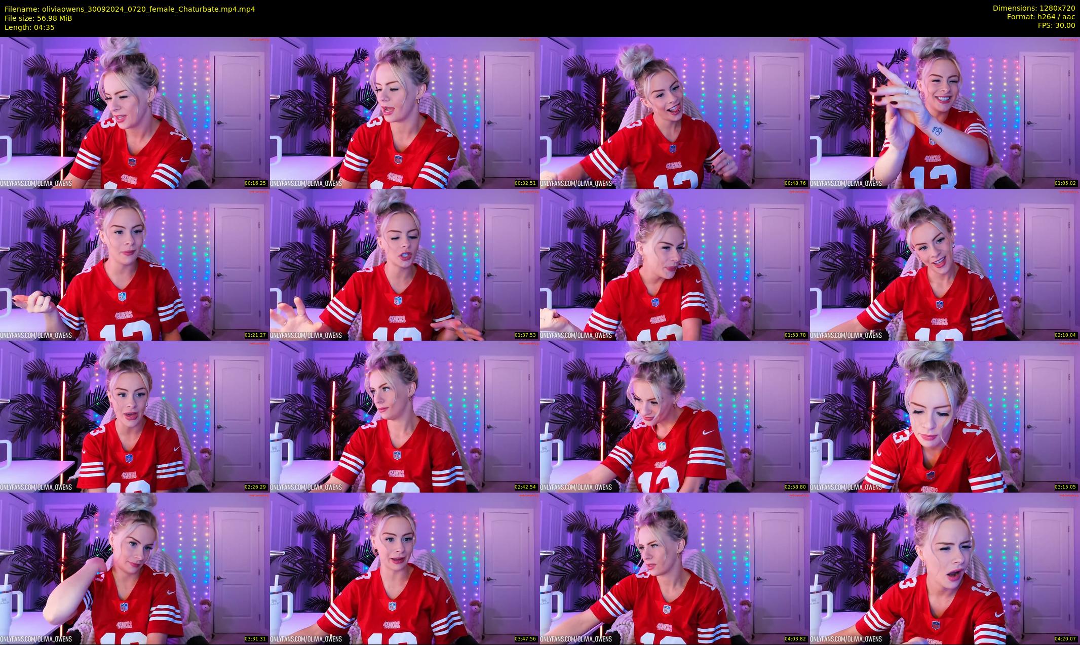oliviaowens — 5 minute Chaturbate female cam show recording, 720p, Sep 30, 2024