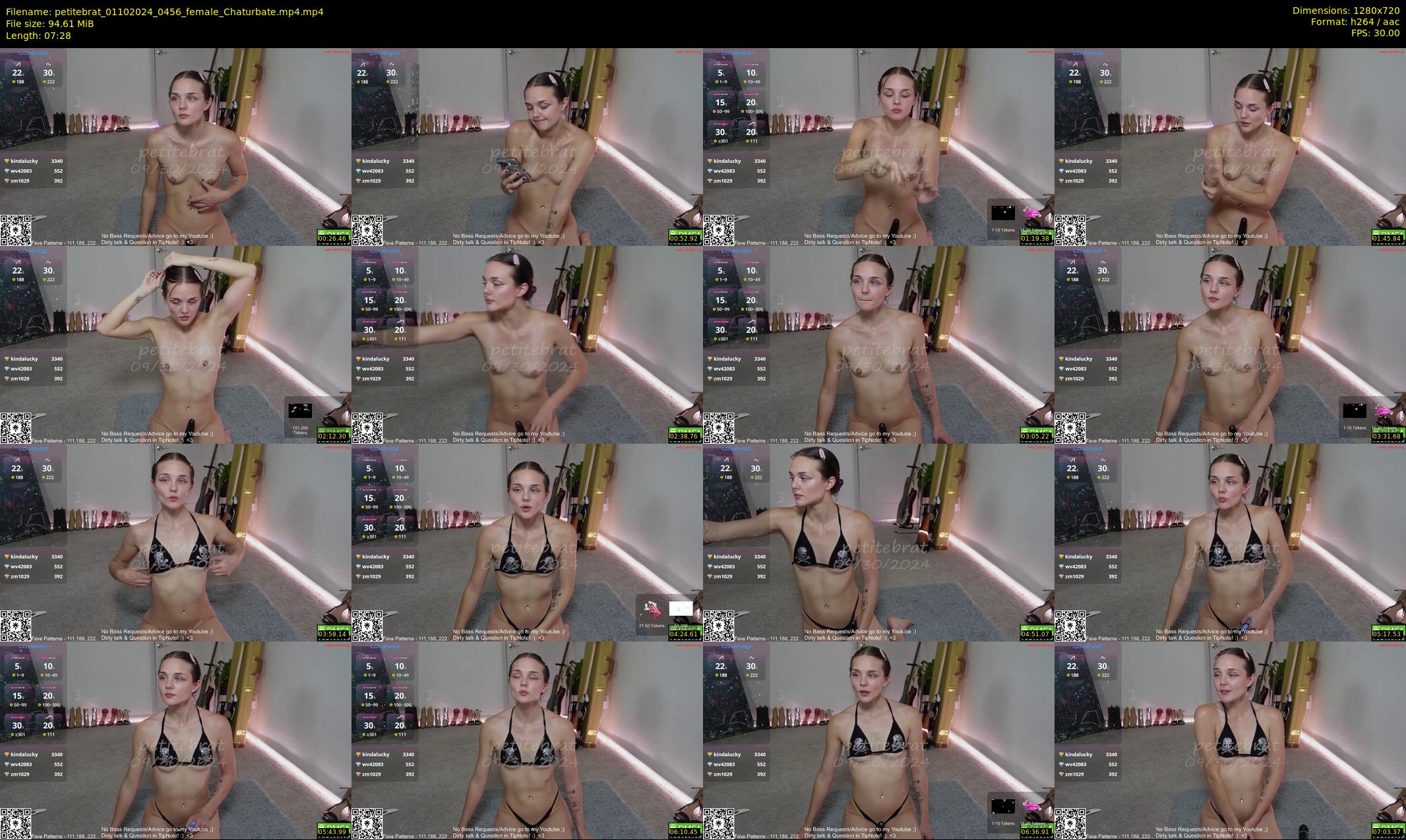 petitebrat — 8 minute Chaturbate female cam show recording, 720p, Oct 1, 2024