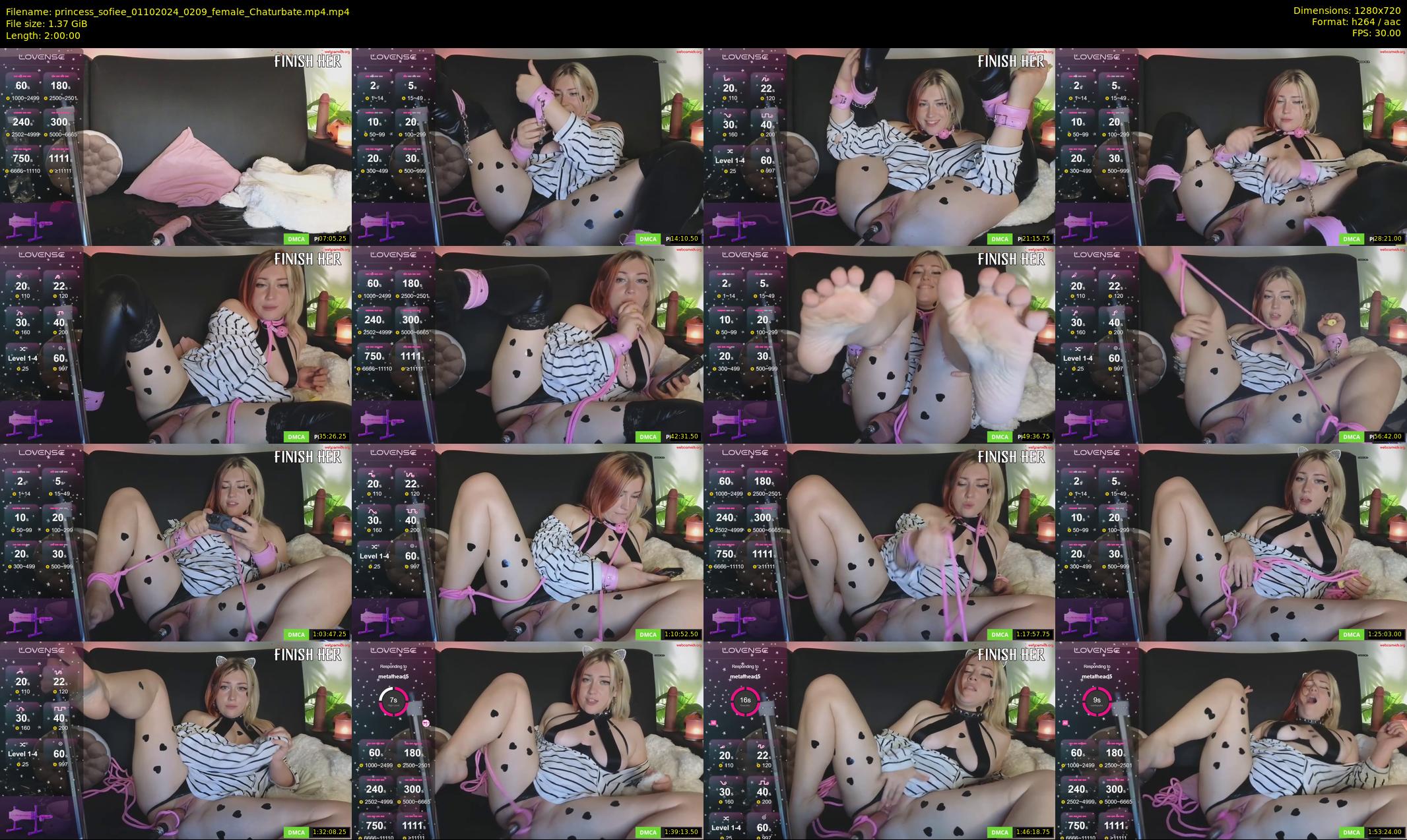princess_sofiee — 120 minute Chaturbate female cam show recording, 720p, Oct 1, 2024