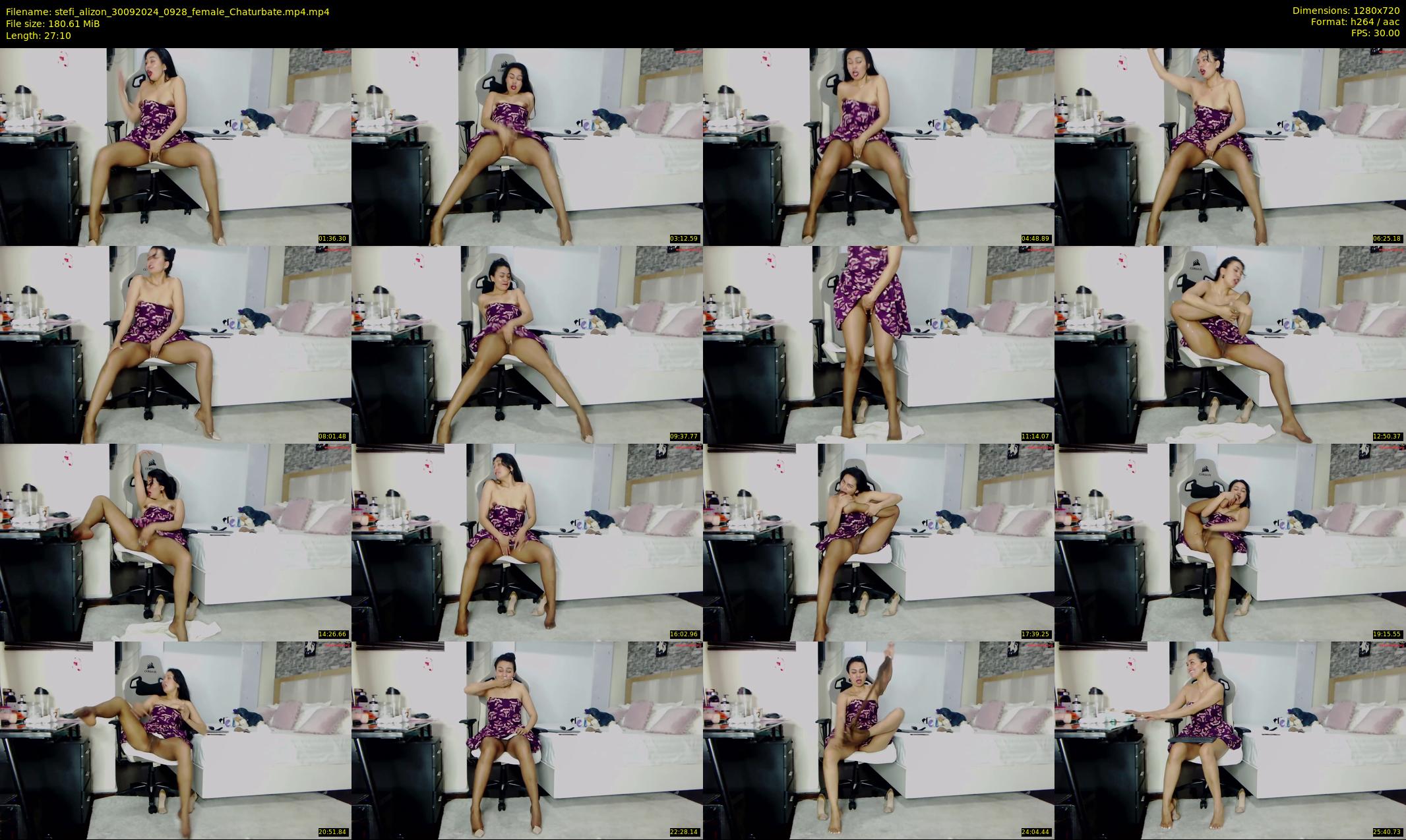 stefi_alizon — 28 minute Chaturbate female cam show recording, 720p, Sep 30, 2024