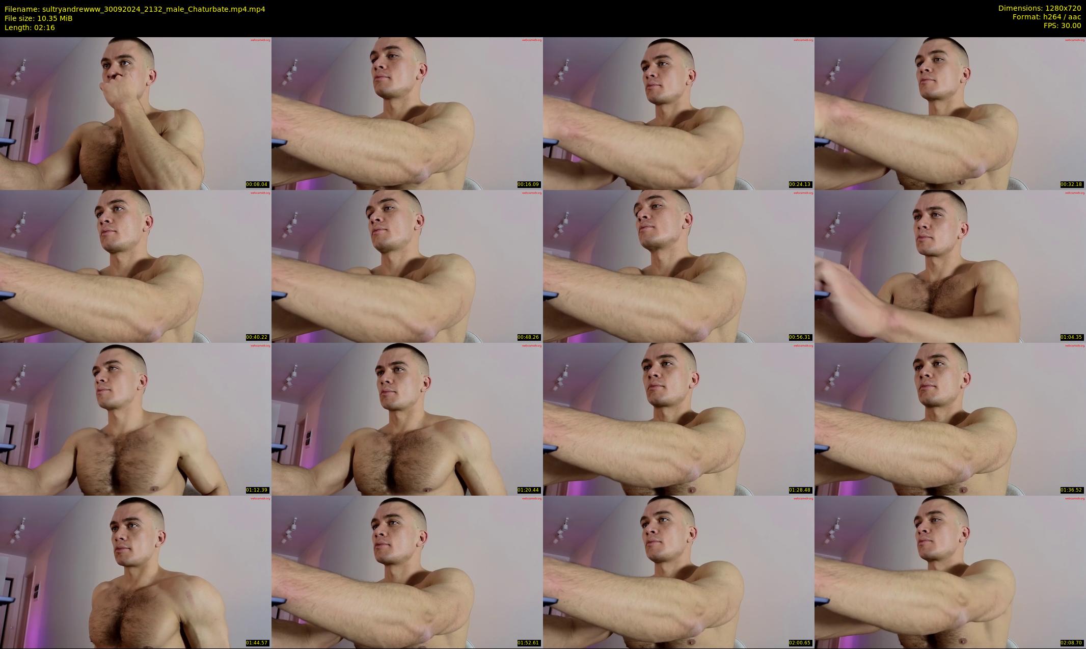 sultryandrewww — 3 minute Chaturbate male cam show recording, 720p, Sep 30, 2024