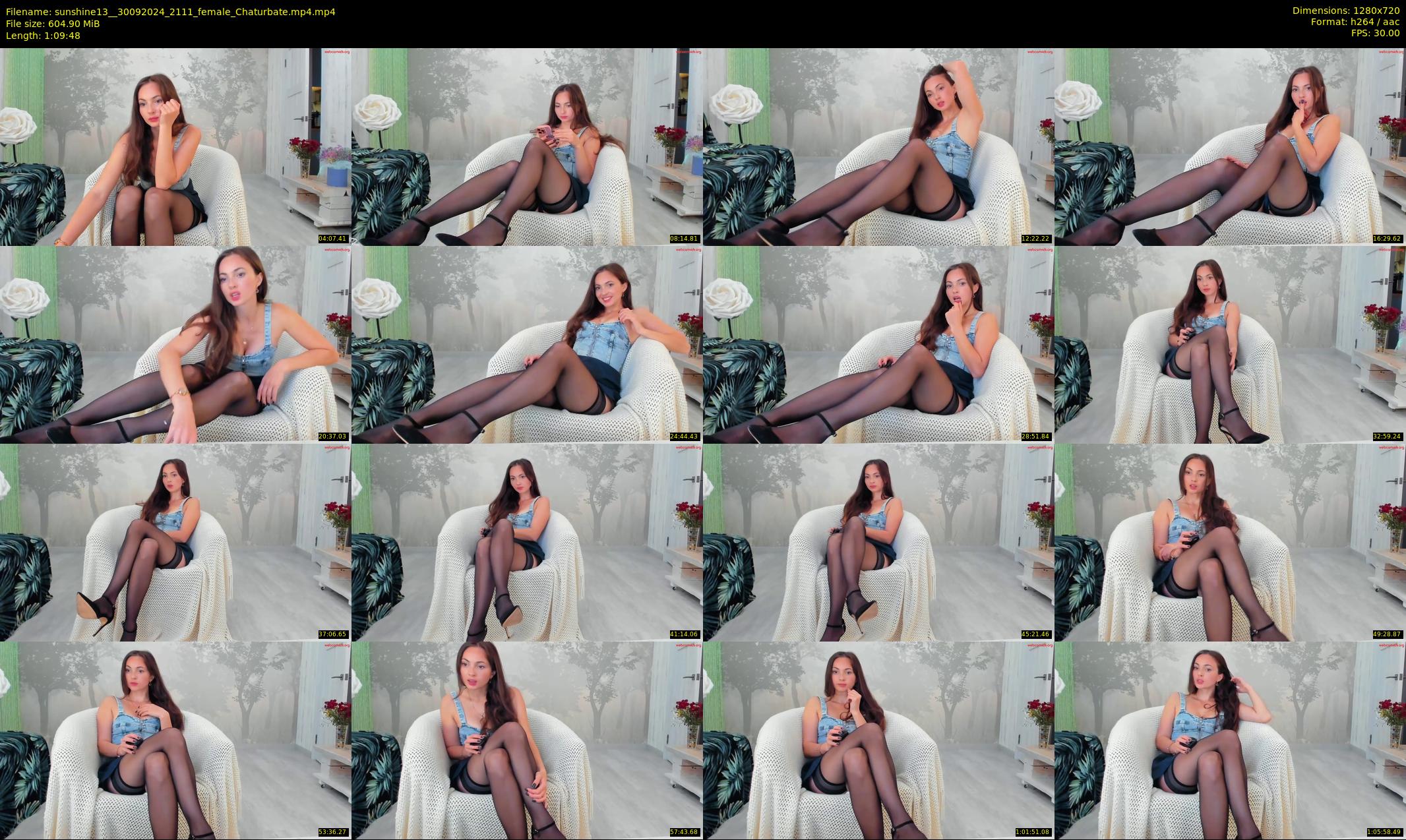 sunshine13_ — 70 minute Chaturbate female cam show recording, 720p, Sep 30, 2024