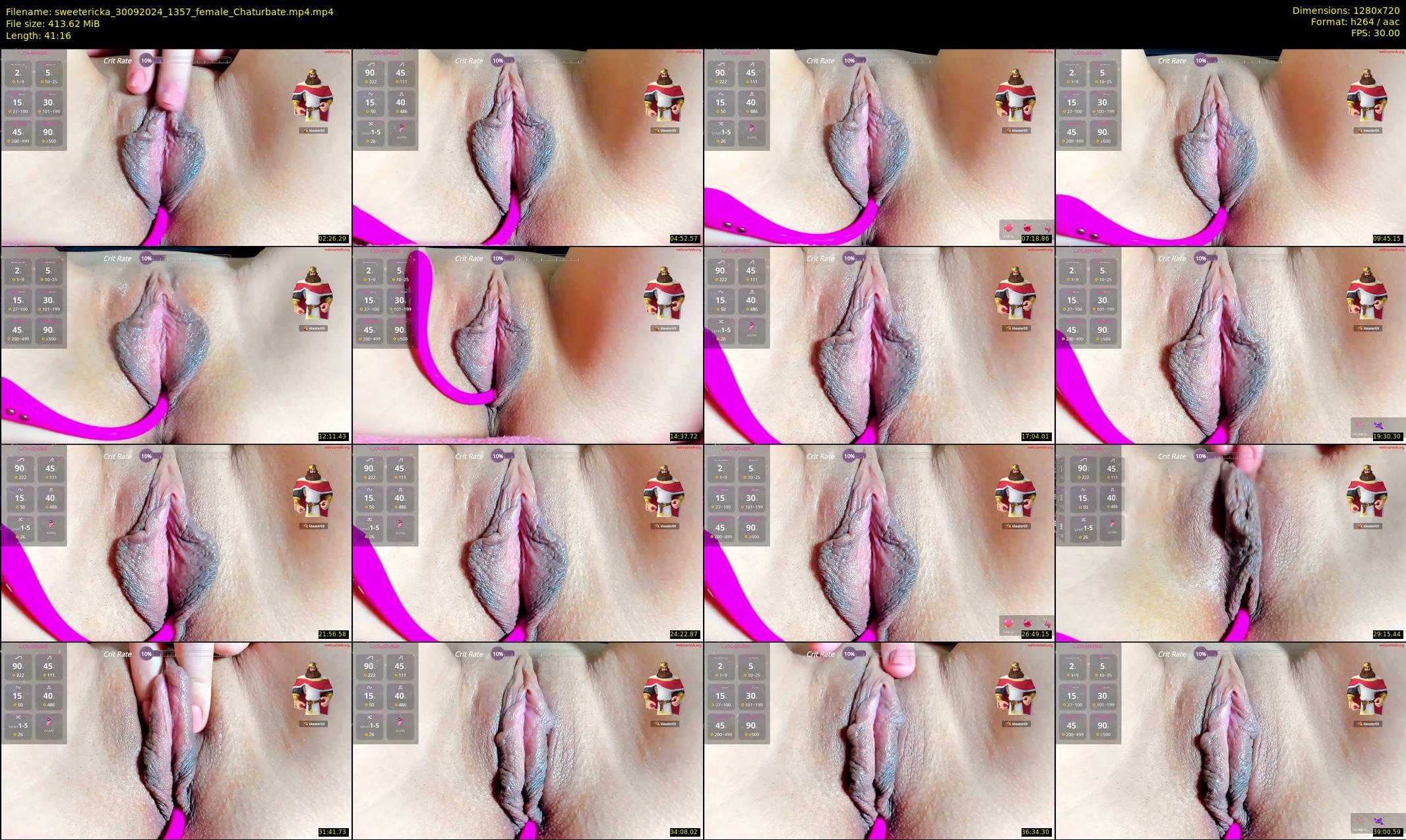 sweetericka — 42 minute Chaturbate couple cam show recording, 720p, Sep 30, 2024