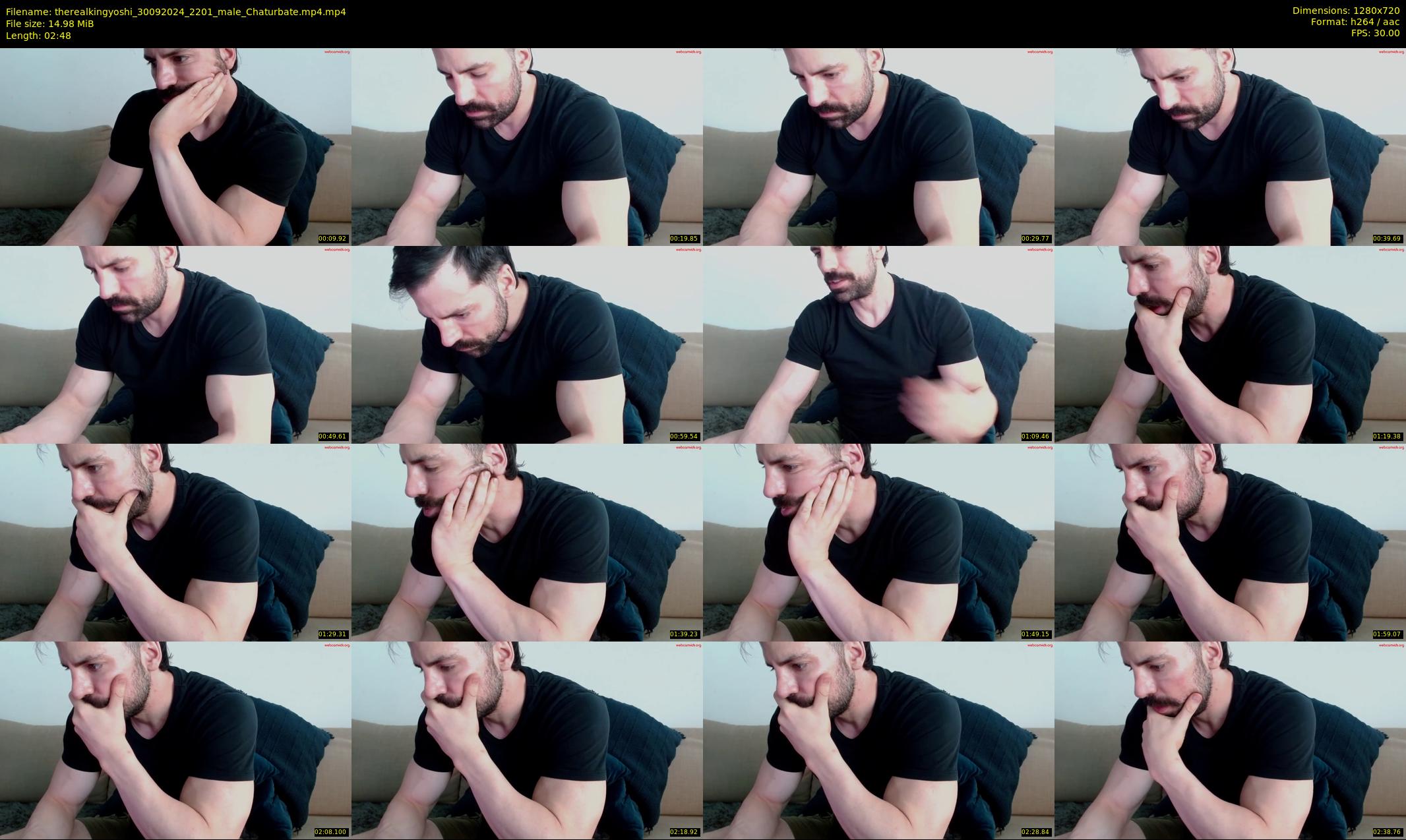 therealkingyoshi — 3 minute Chaturbate male cam show recording, 720p, Sep 30, 2024