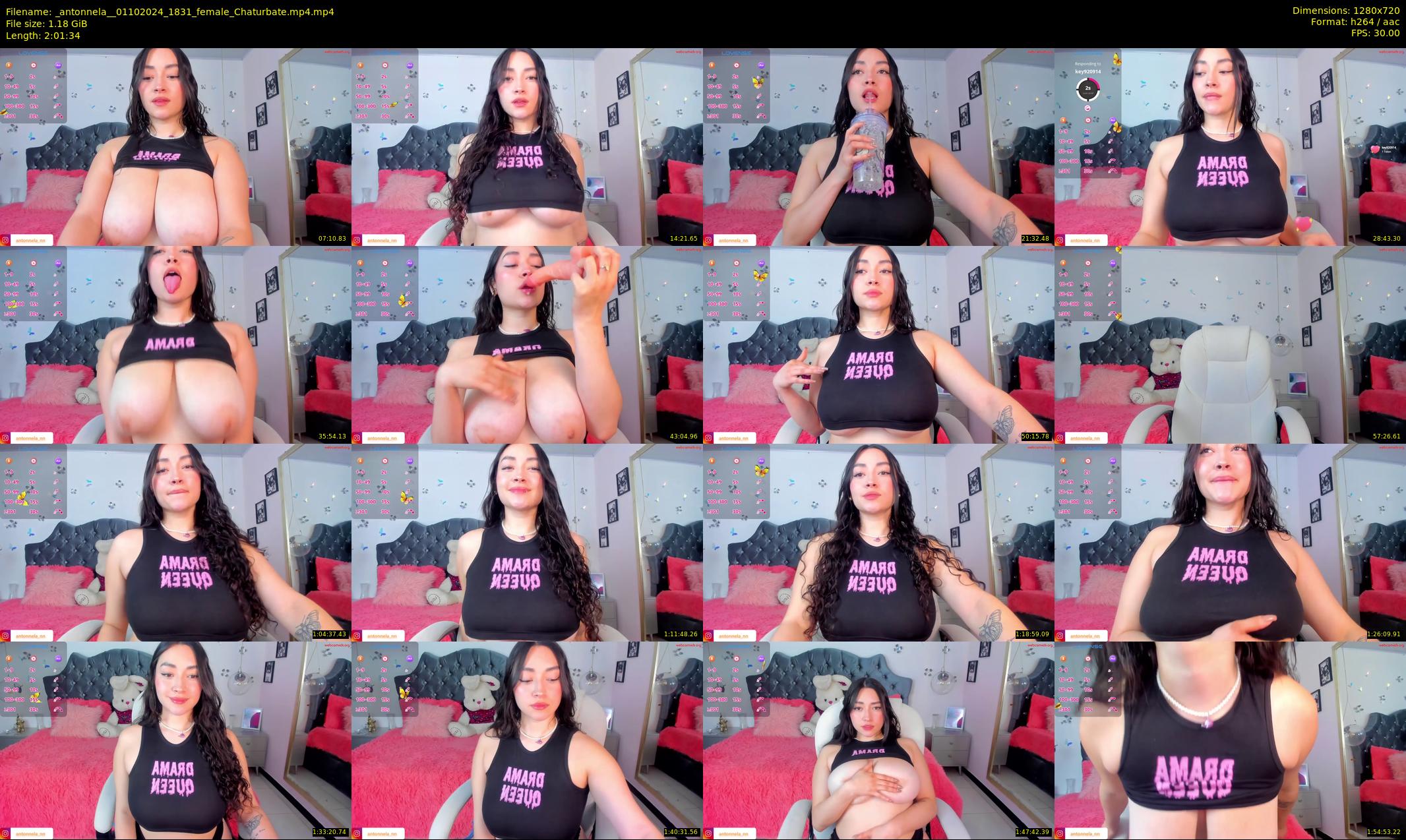 _antonnela_ — 122 minute Chaturbate female cam show recording, 720p, Oct 1, 2024