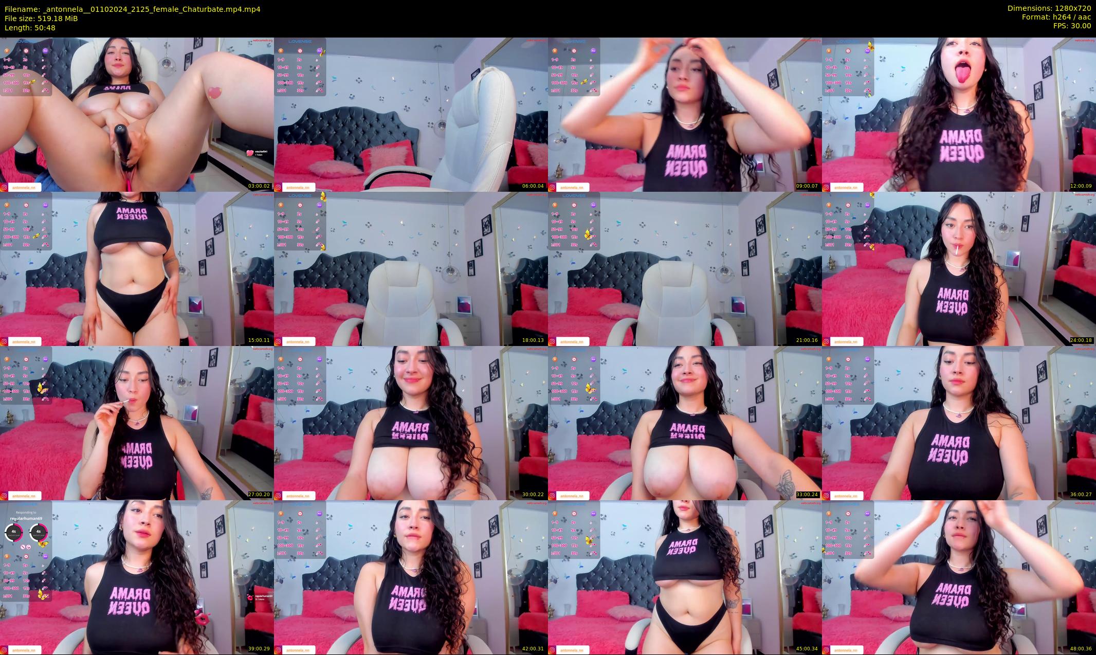 _antonnela_ — 51 minute Chaturbate female cam show recording, 720p, Oct 1, 2024