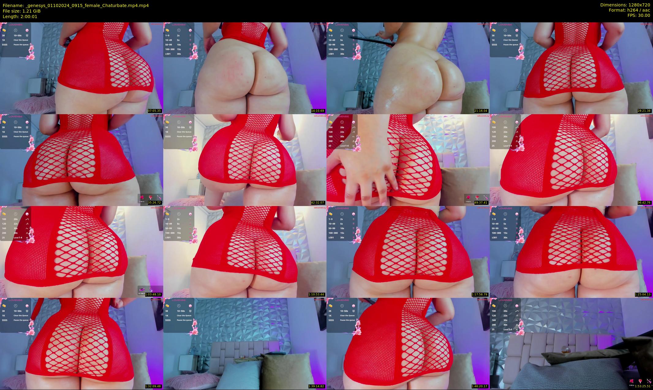 _genesys — 121 minute Chaturbate female cam show recording, 720p, Oct 1, 2024