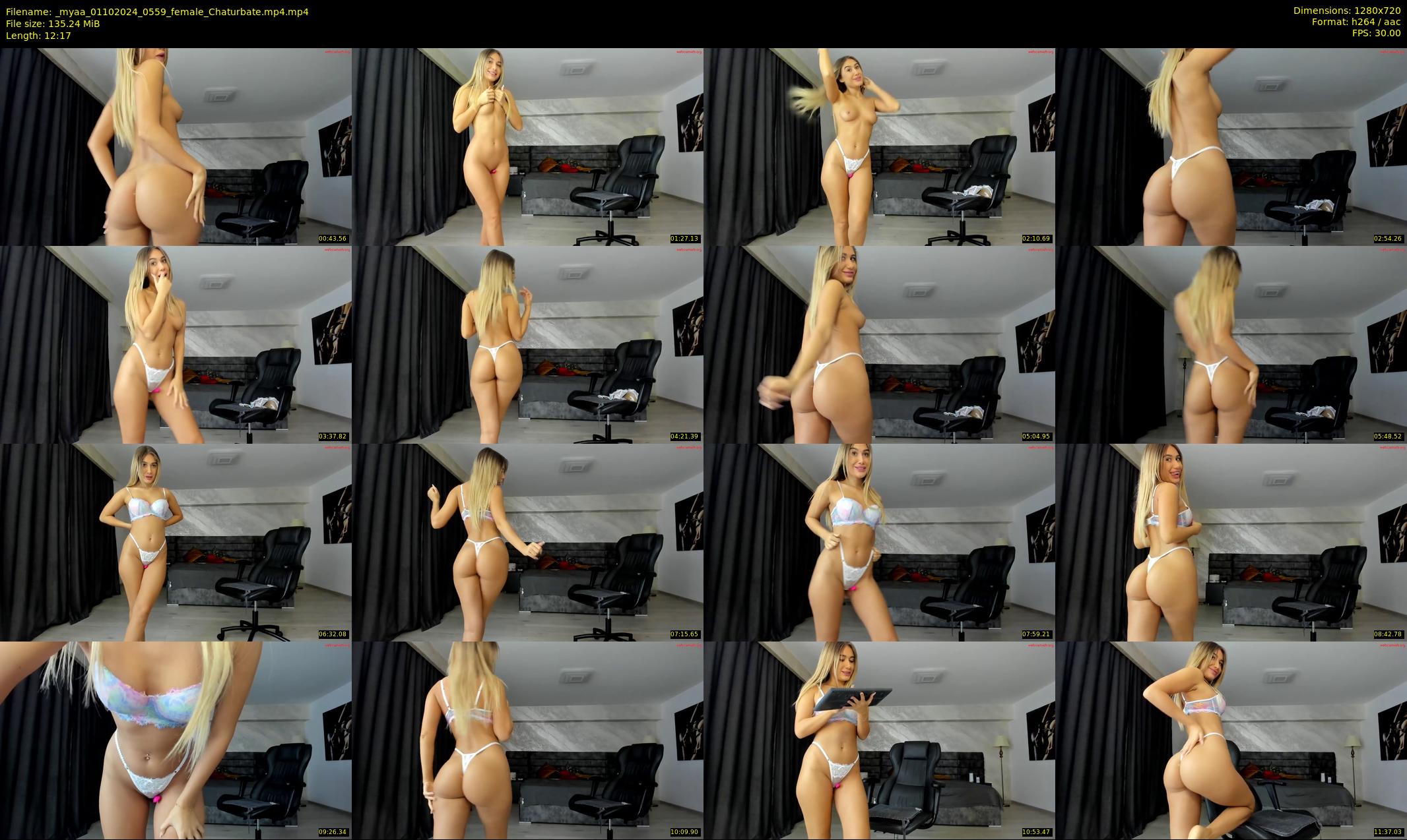_myaa — 13 minute Chaturbate female cam show recording, 720p, Oct 1, 2024