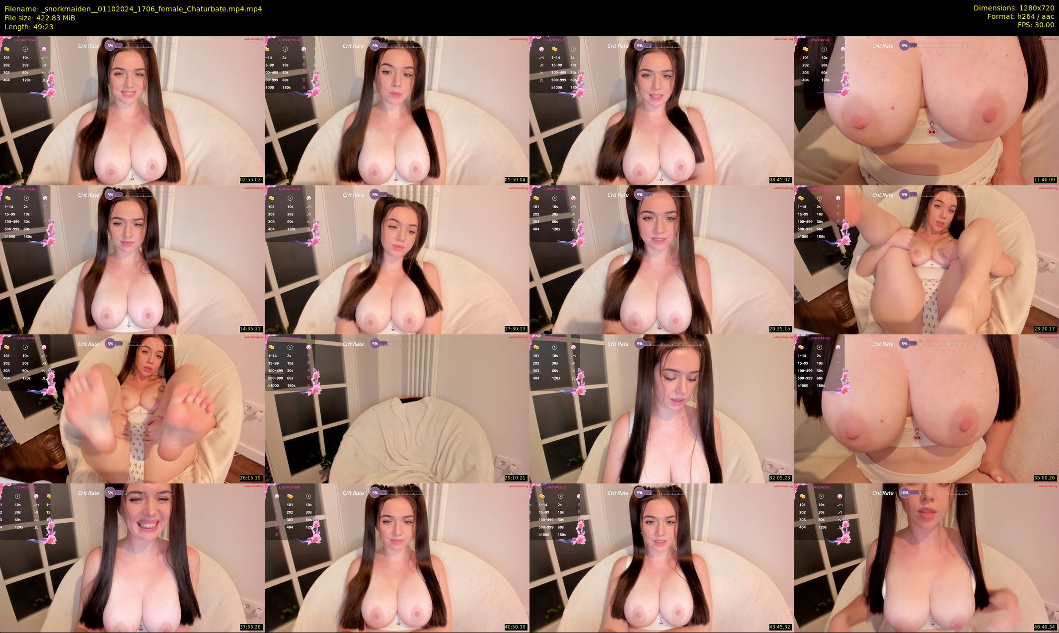 _snorkmaiden_ — 50 minute Chaturbate female cam show recording, 720p, Oct 1, 2024