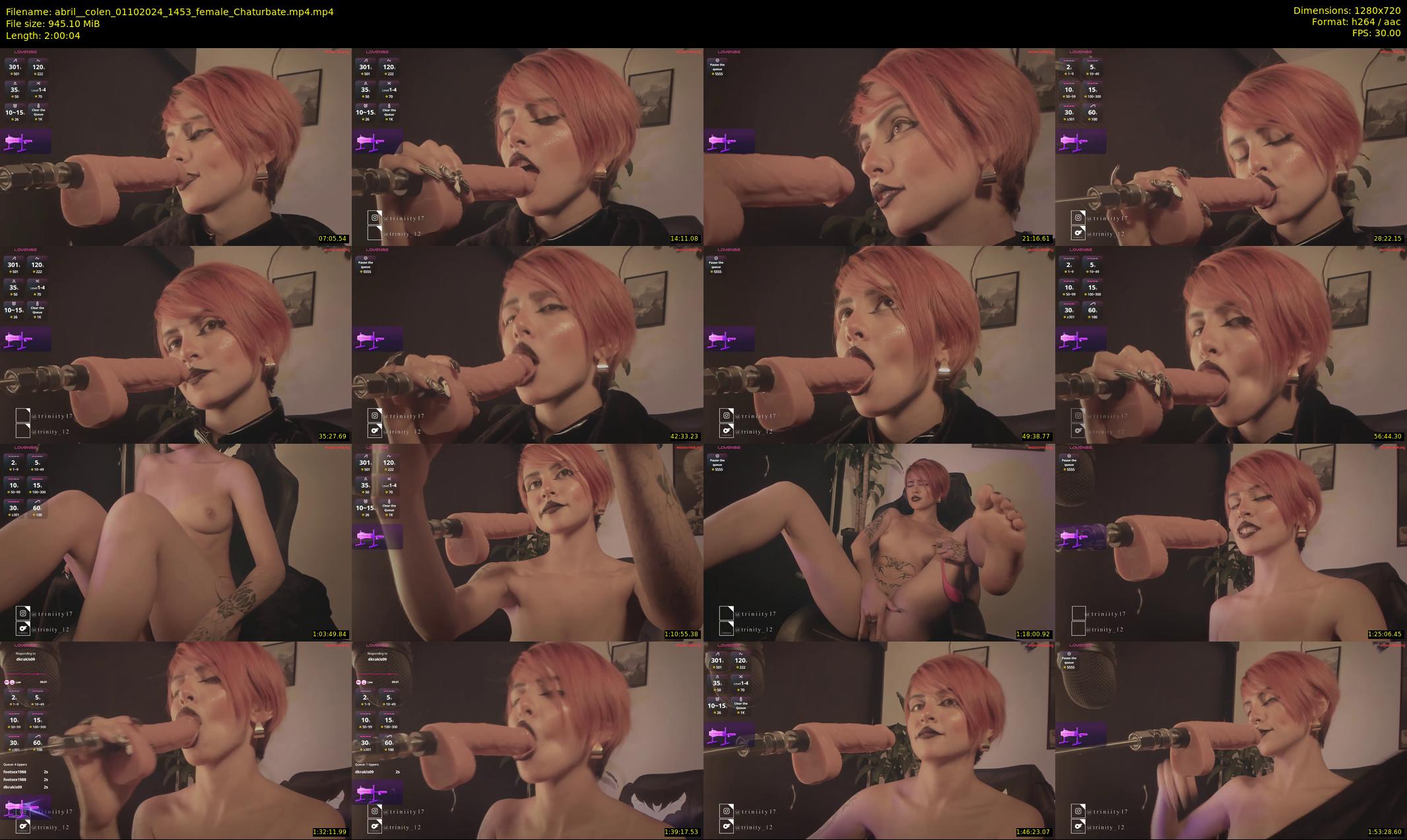 abril__colen — 121 minute Chaturbate female cam show recording, 720p, Oct 1, 2024