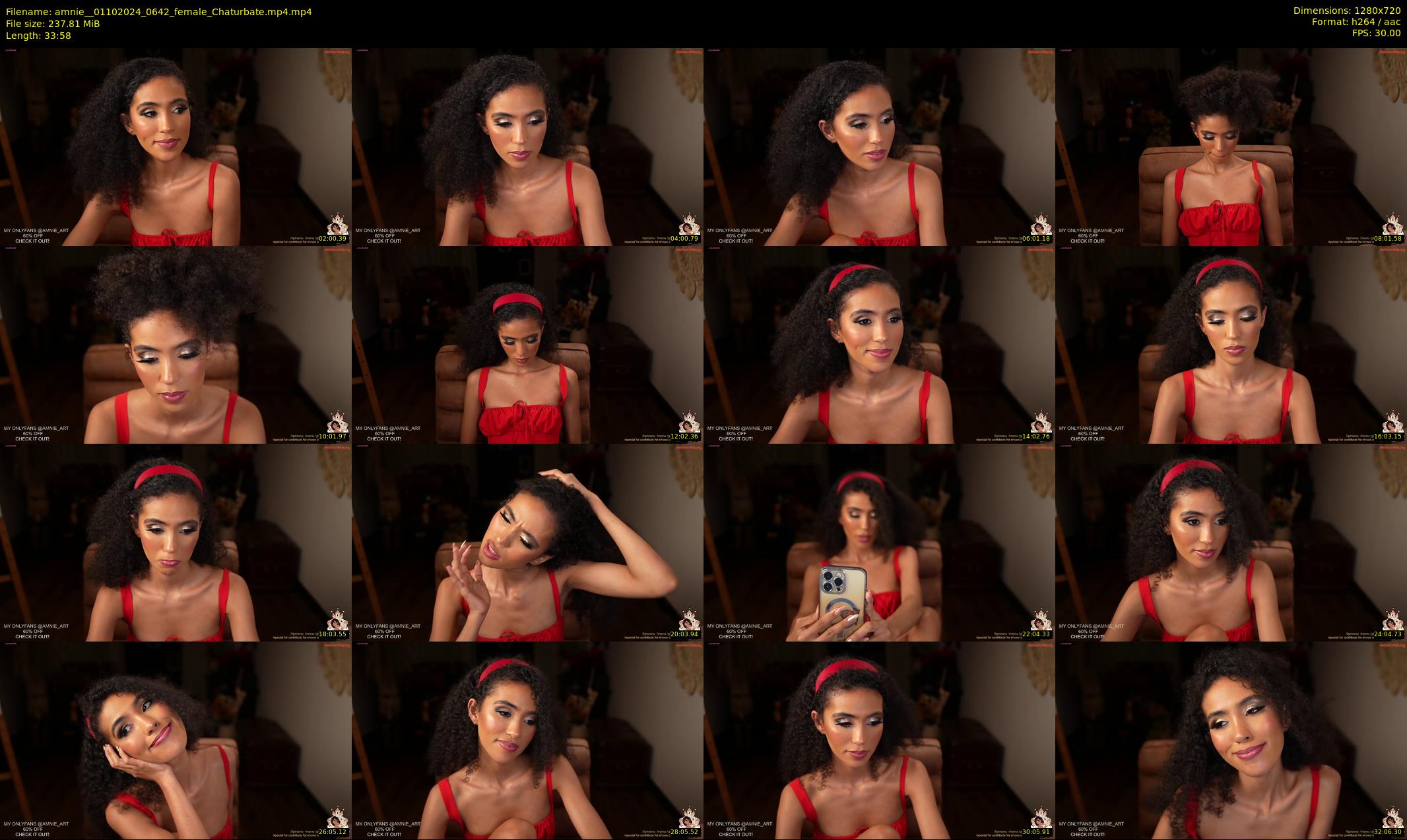 amnie_ — 34 minute Chaturbate female cam show recording, 720p, Oct 1, 2024