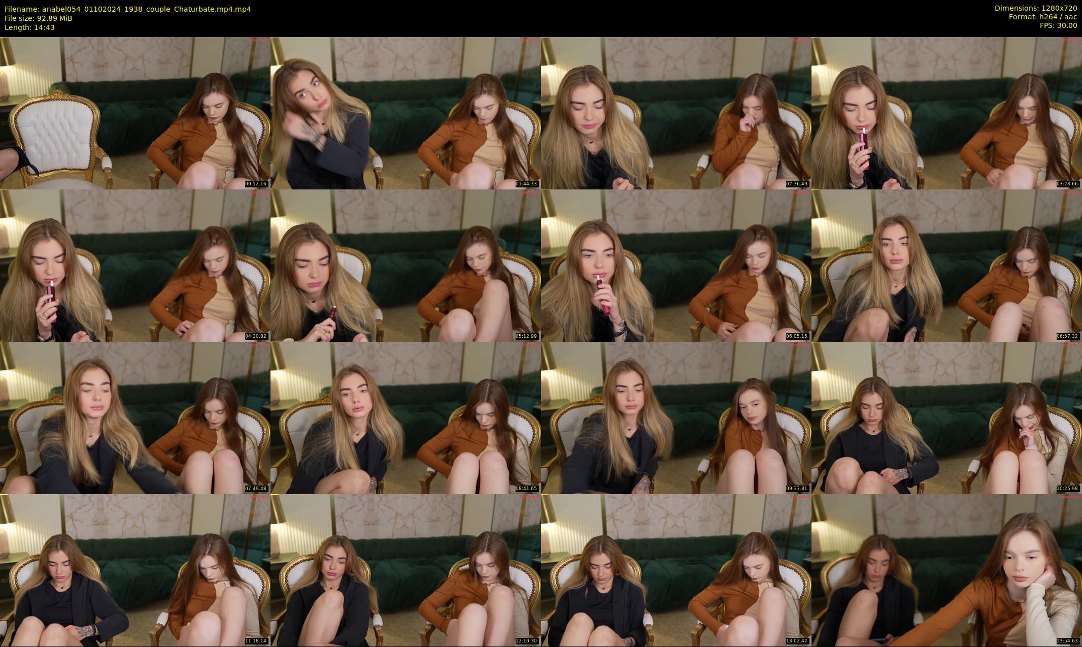 anabel054 — 15 minute Chaturbate female cam show recording, 720p, Oct 1, 2024