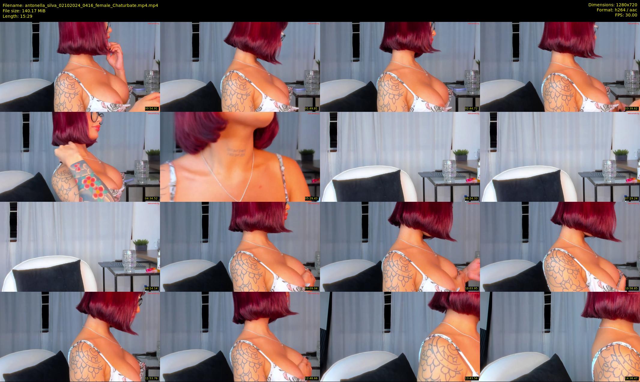 antonella_silva — 16 minute Chaturbate female cam show recording, 720p, Oct 2, 2024
