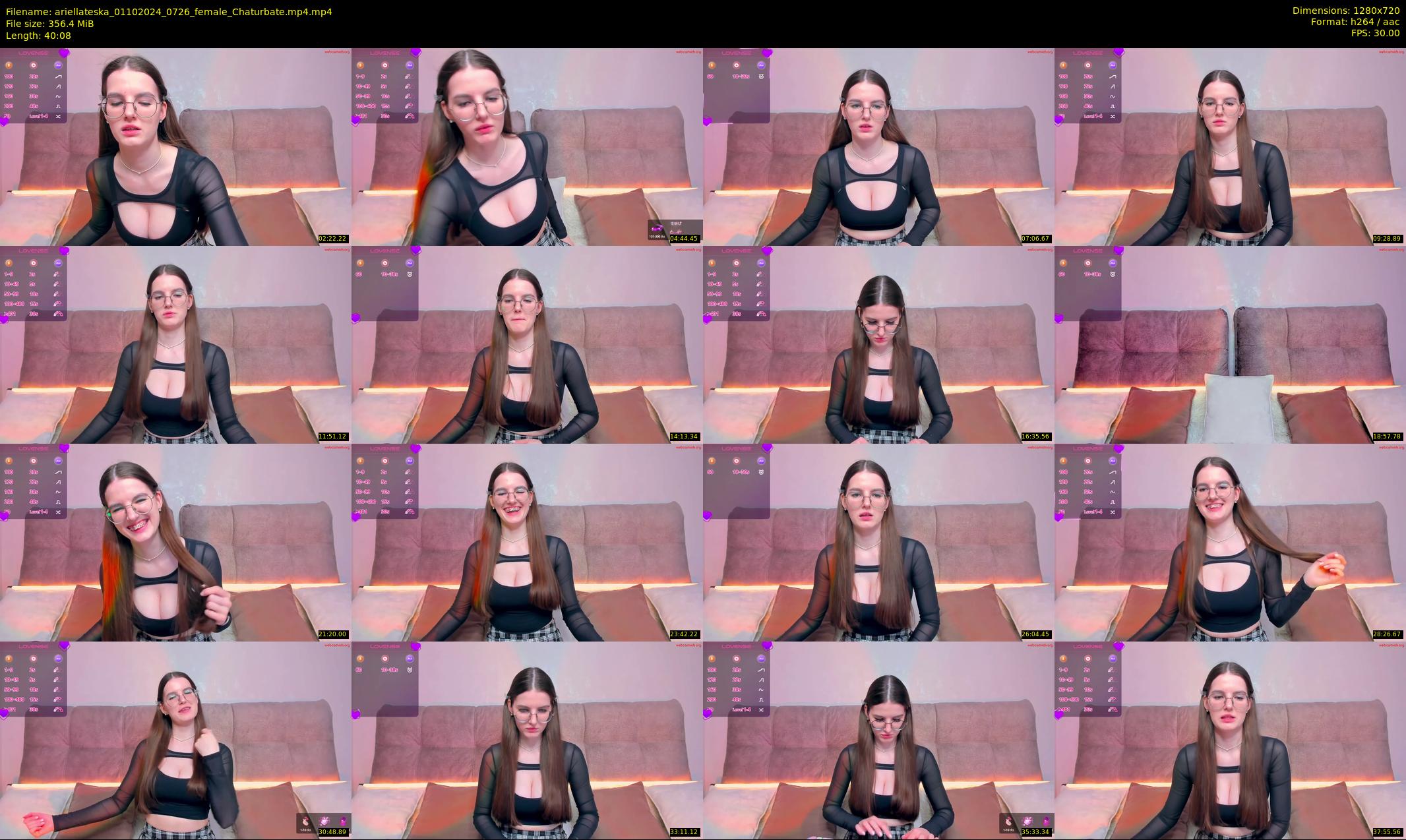 ariellateska — 41 minute Chaturbate female cam show recording, 720p, Oct 1, 2024