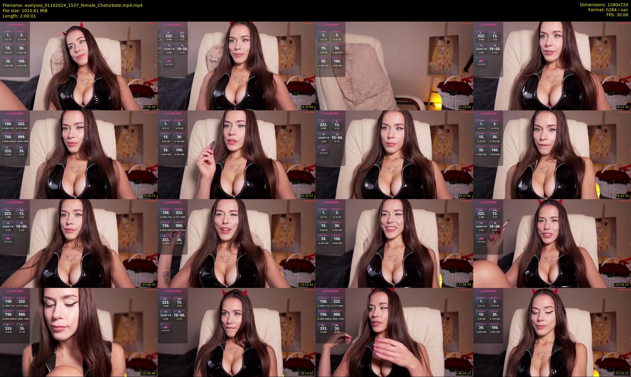 avelyssa — 121 minute Chaturbate female cam show recording, 720p, Oct 1, 2024
