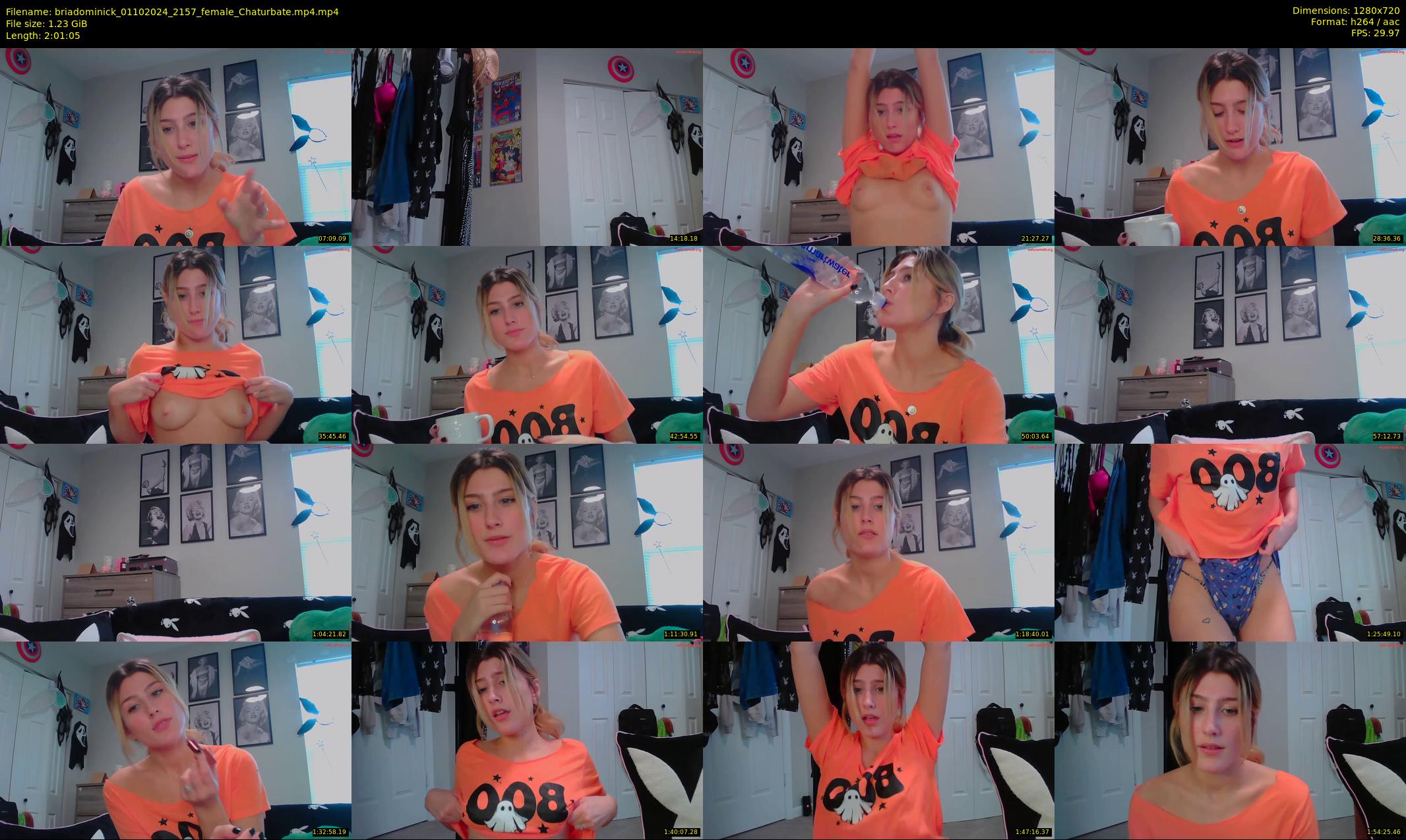 briadominick — 122 minute Chaturbate couple cam show recording, 720p, Oct 1, 2024