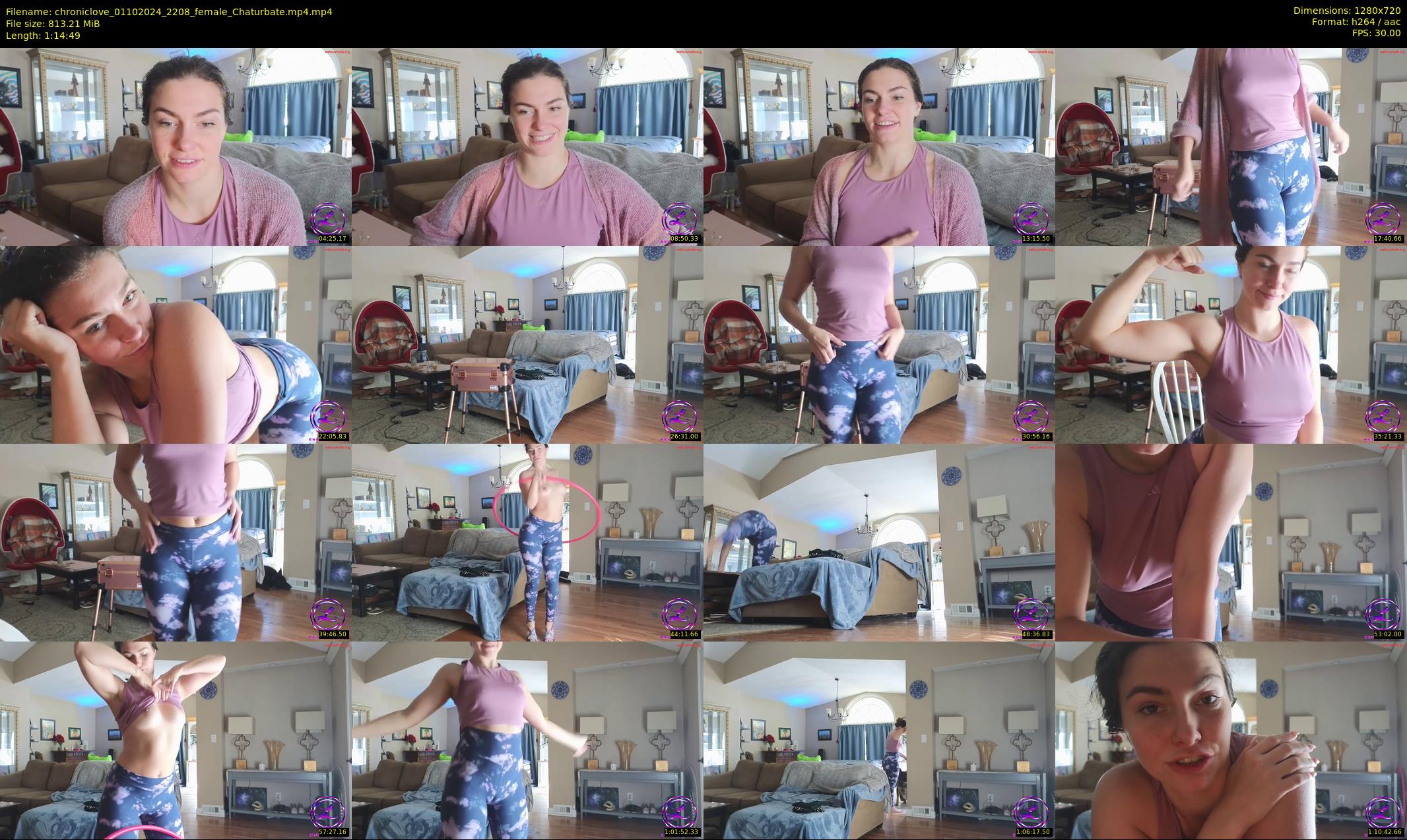chroniclove — 75 minute Chaturbate female cam show recording, 720p, Oct 1, 2024