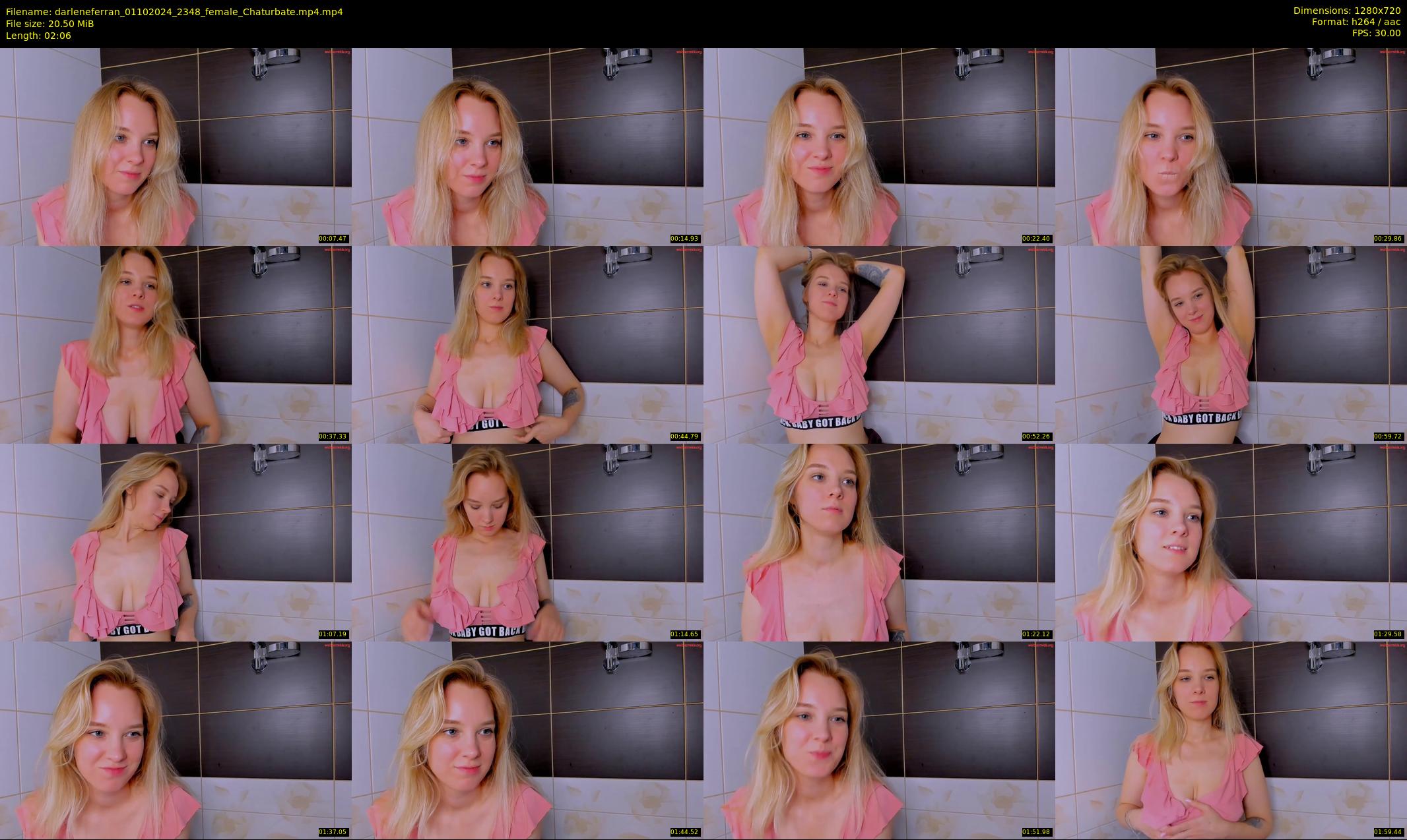 darleneferran — 3 minute Chaturbate female cam show recording, 720p, Oct 1, 2024