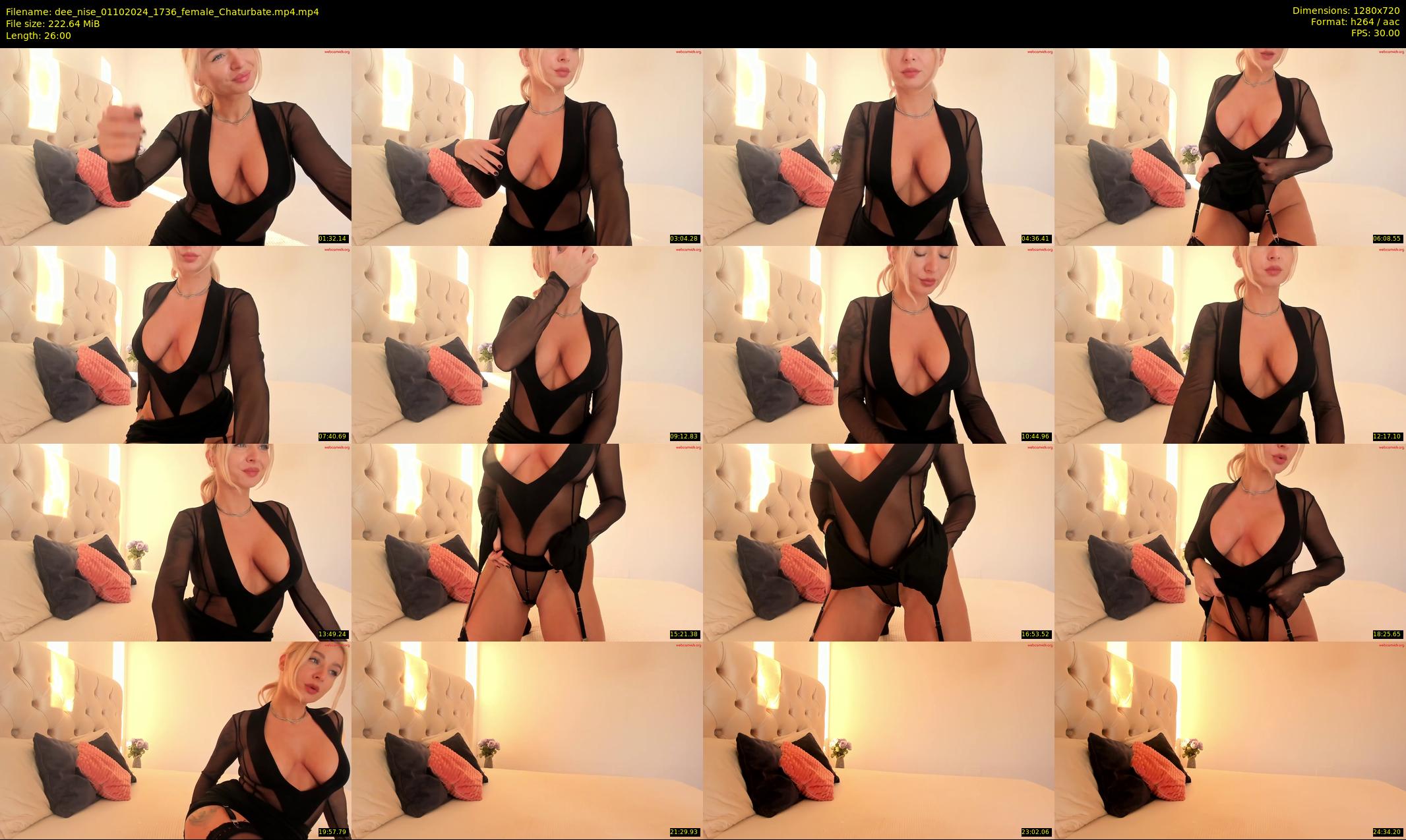 dee_nise — 26 minute Chaturbate female cam show recording, 720p, Oct 1, 2024