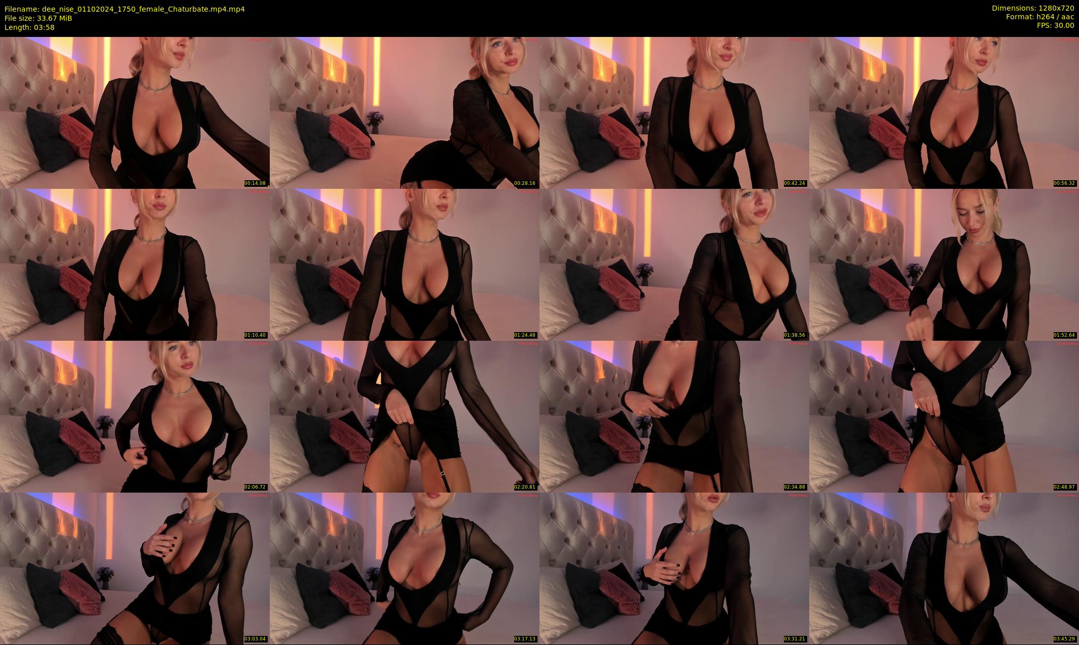 dee_nise — 4 minute Chaturbate female cam show recording, 720p, Oct 1, 2024