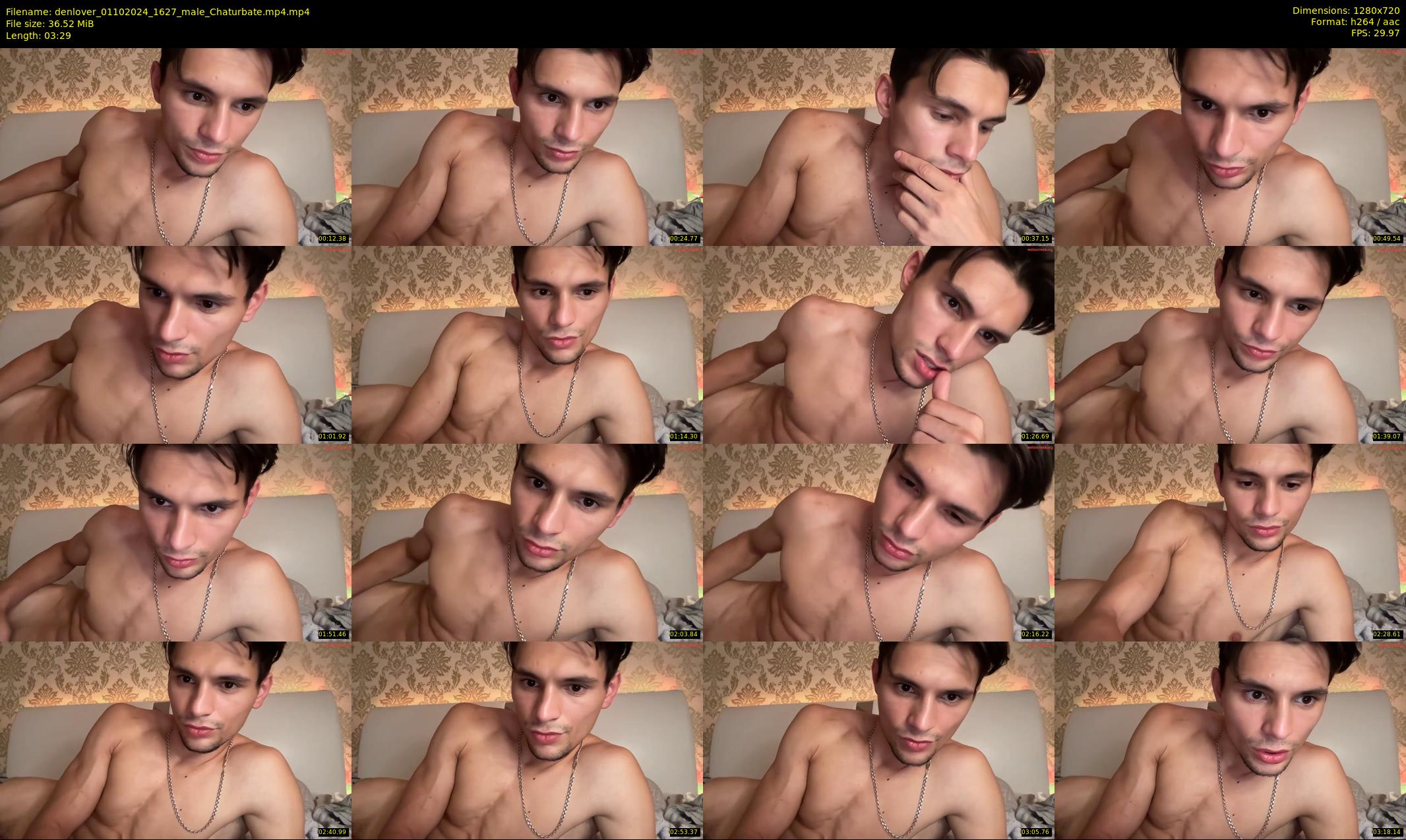 denlover — 4 minute Chaturbate male cam show recording, 720p, Oct 1, 2024