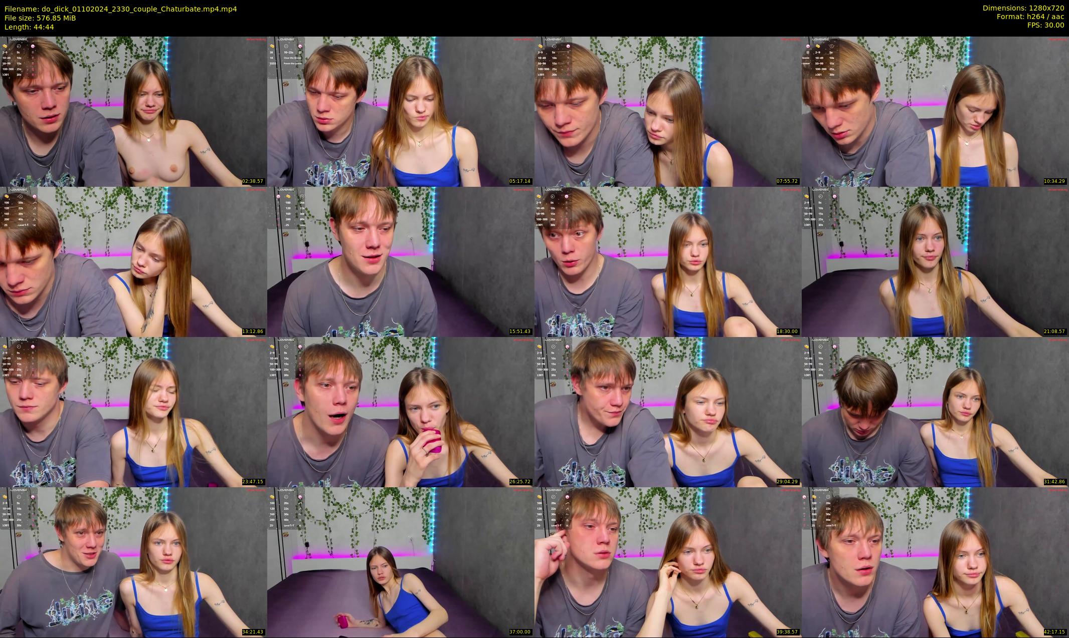 do_dick — 45 minute Chaturbate couple cam show recording, 720p, Oct 1, 2024