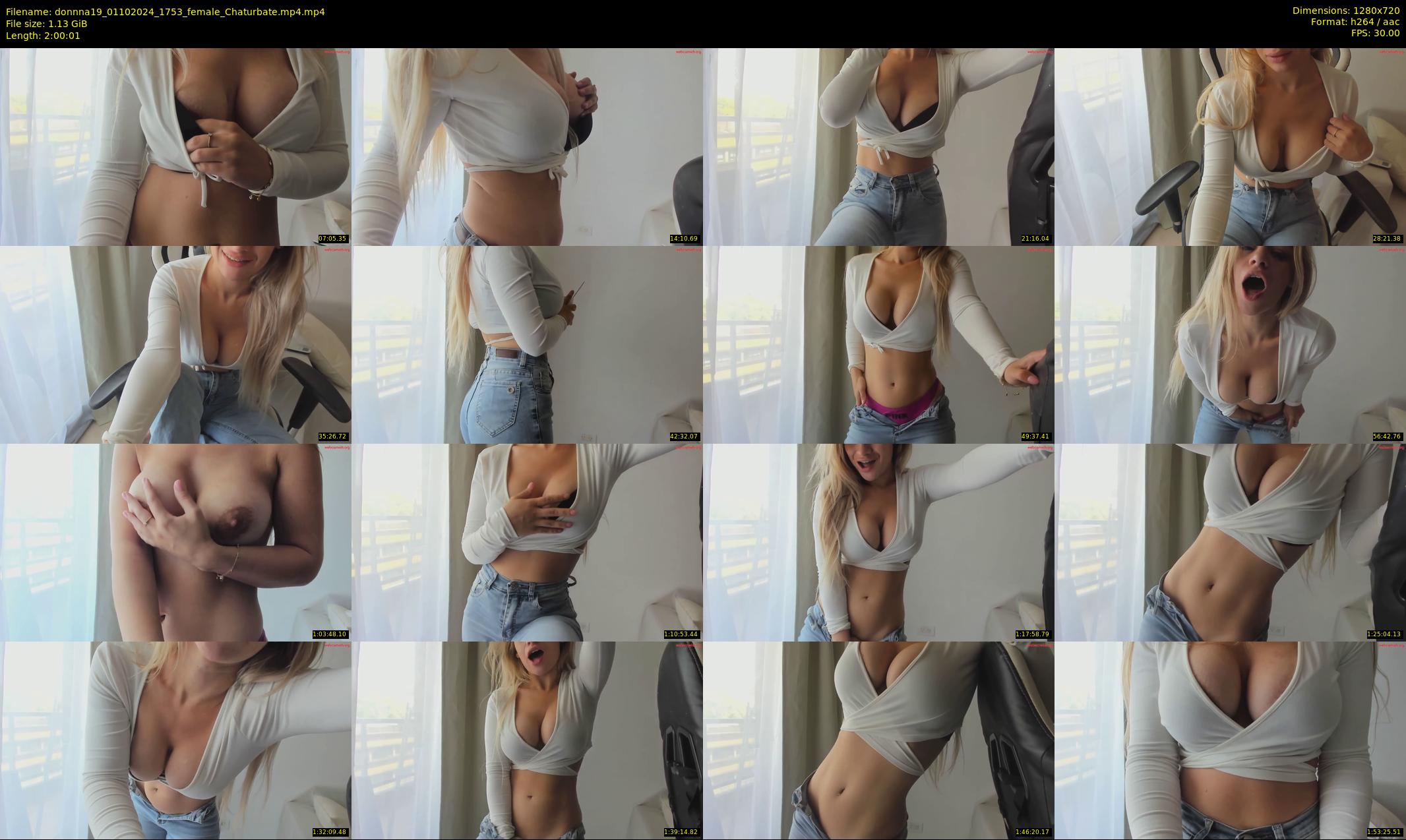 donnna19 — 121 minute Chaturbate female cam show recording, 720p, Oct 1, 2024