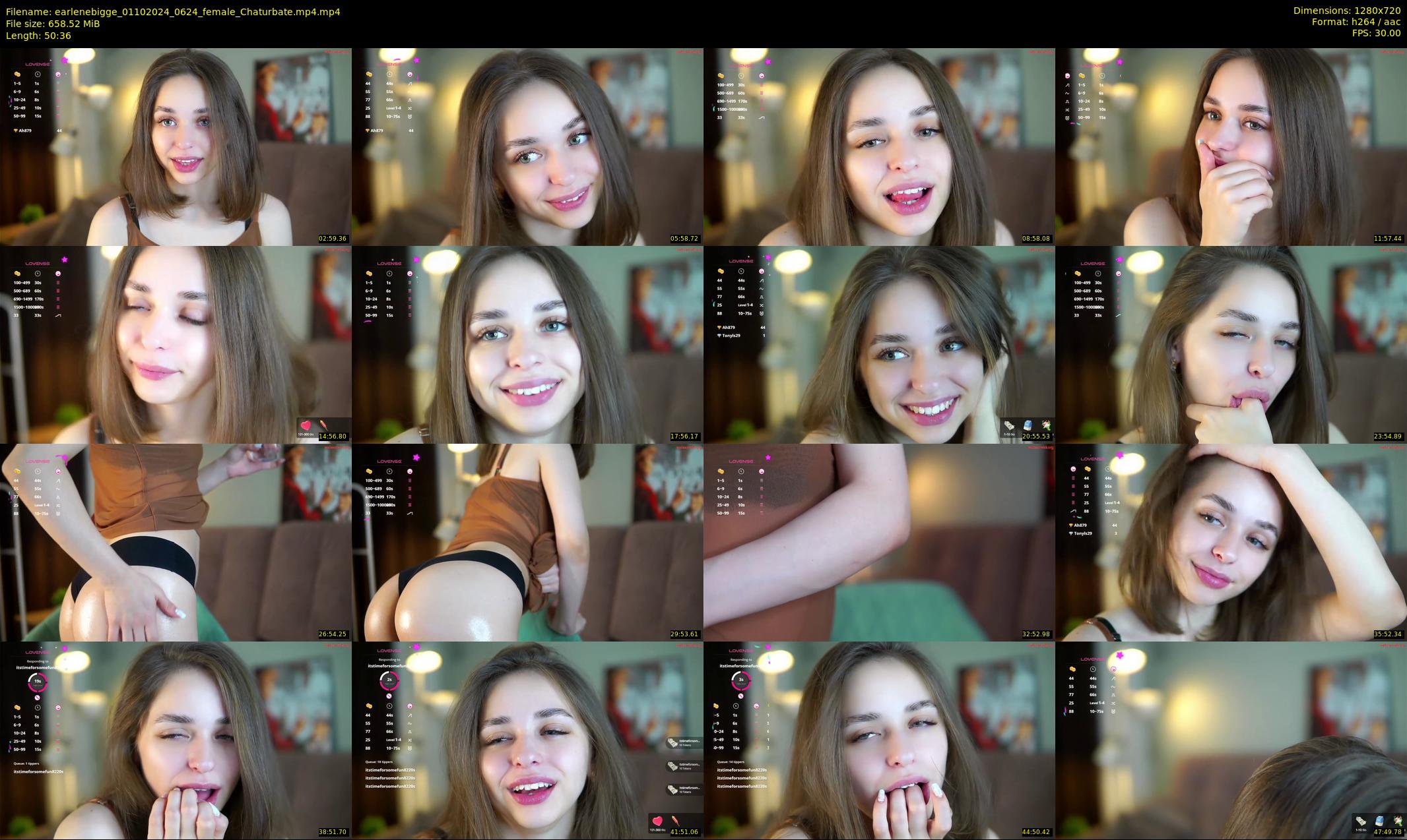 earlenebigge — 51 minute Chaturbate female cam show recording, 720p, Oct 1, 2024