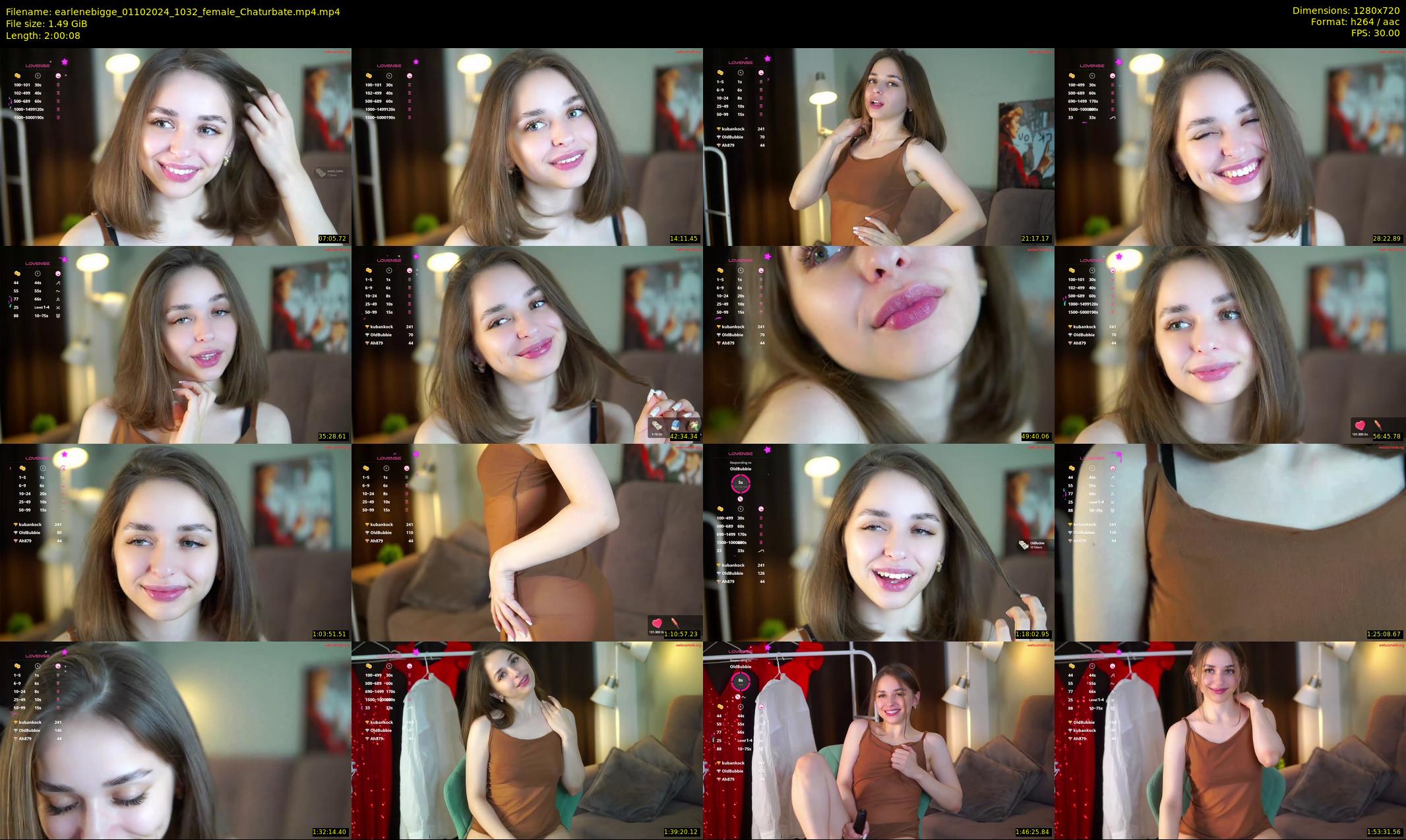 earlenebigge — 121 minute Chaturbate female cam show recording, 720p, Oct 1, 2024