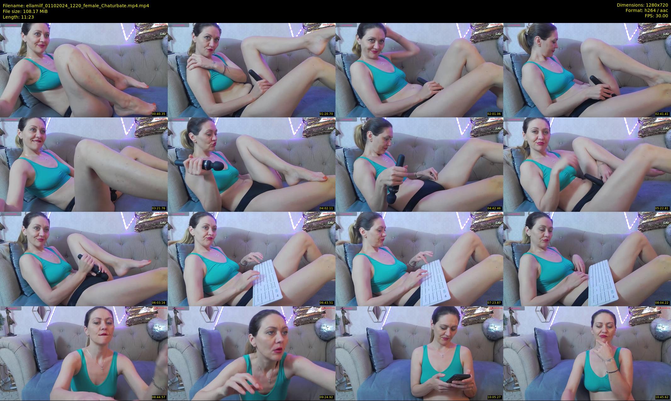 ellamilf — 12 minute Chaturbate female cam show recording, 720p, Oct 1, 2024