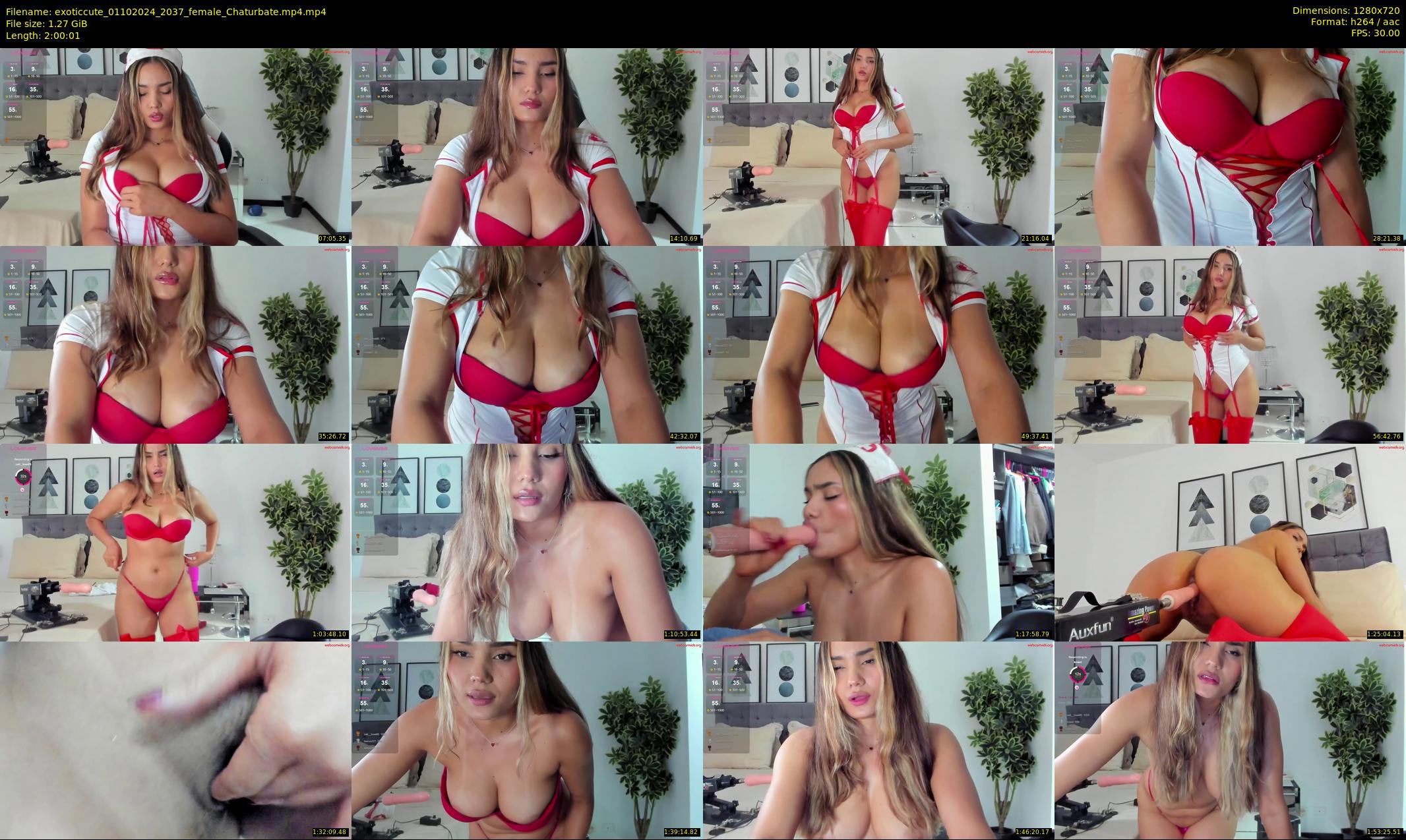 exoticcute — 121 minute Chaturbate female cam show recording, 720p, Oct 1, 2024