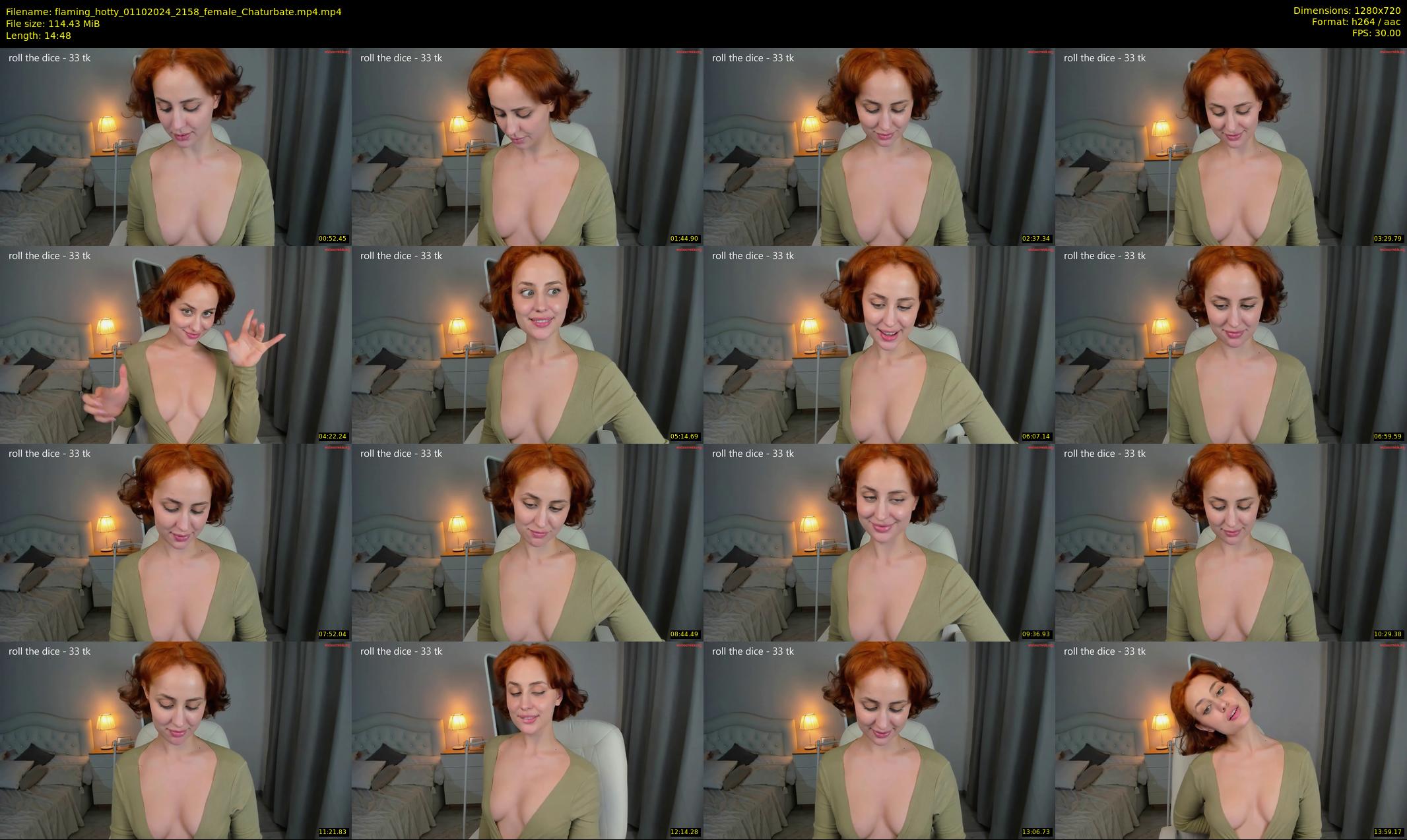 flaming_hotty — 15 minute Chaturbate female cam show recording, 720p, Oct 1, 2024